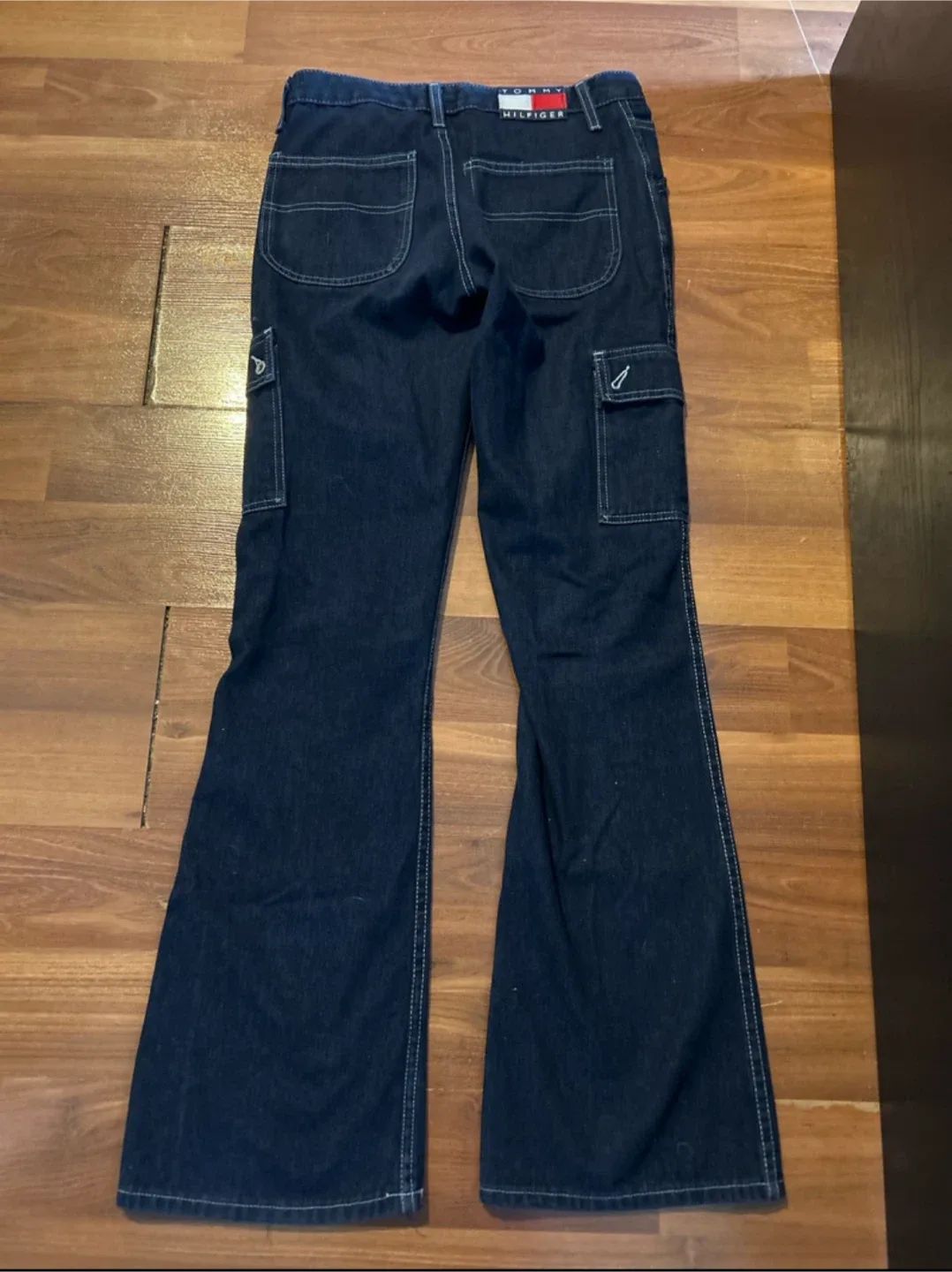 Tommy Hilfiger Denim Flare Cargo Pants image indicator(2)