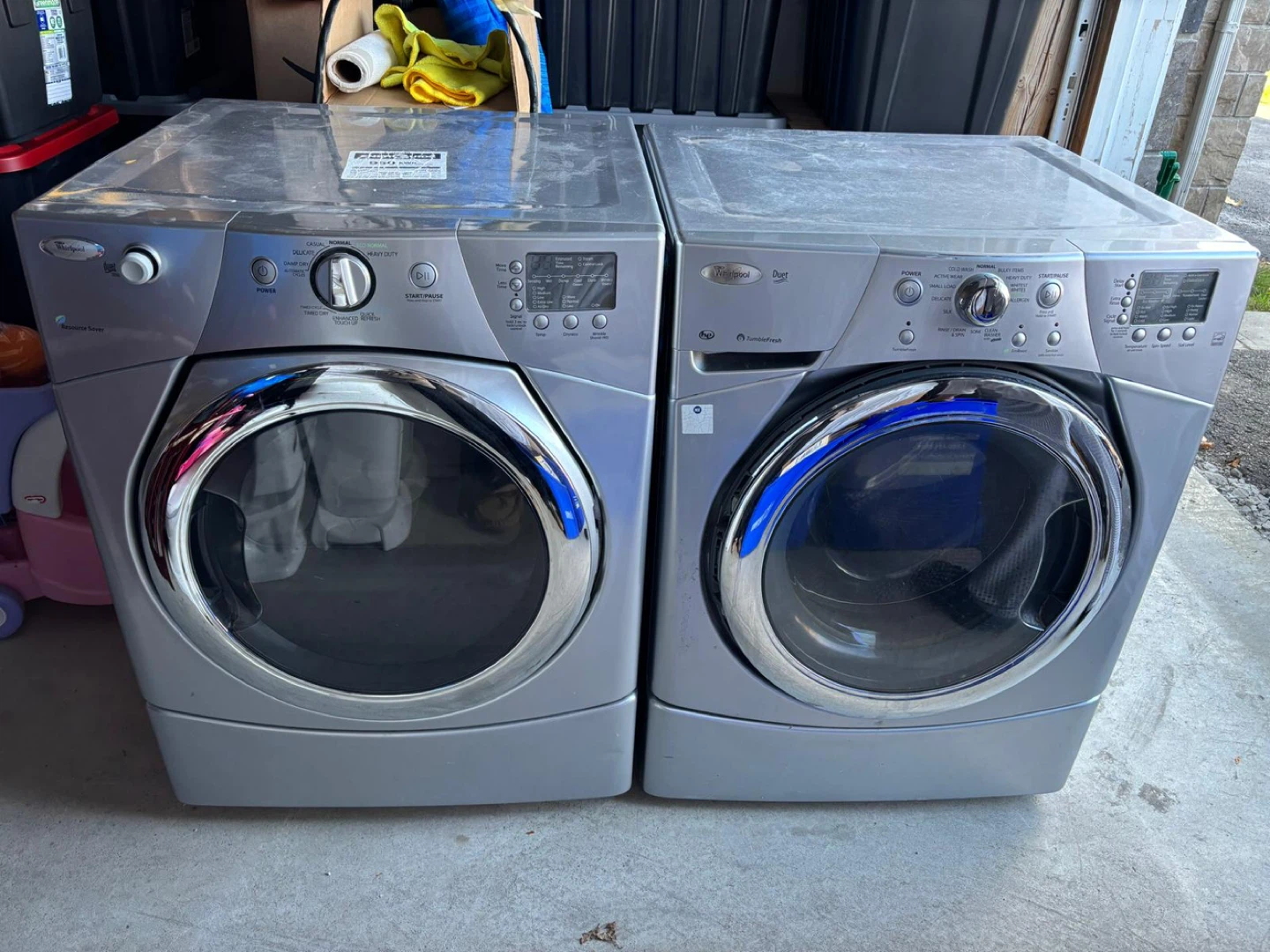 Whirlpool Duet Washer and Dryer Set