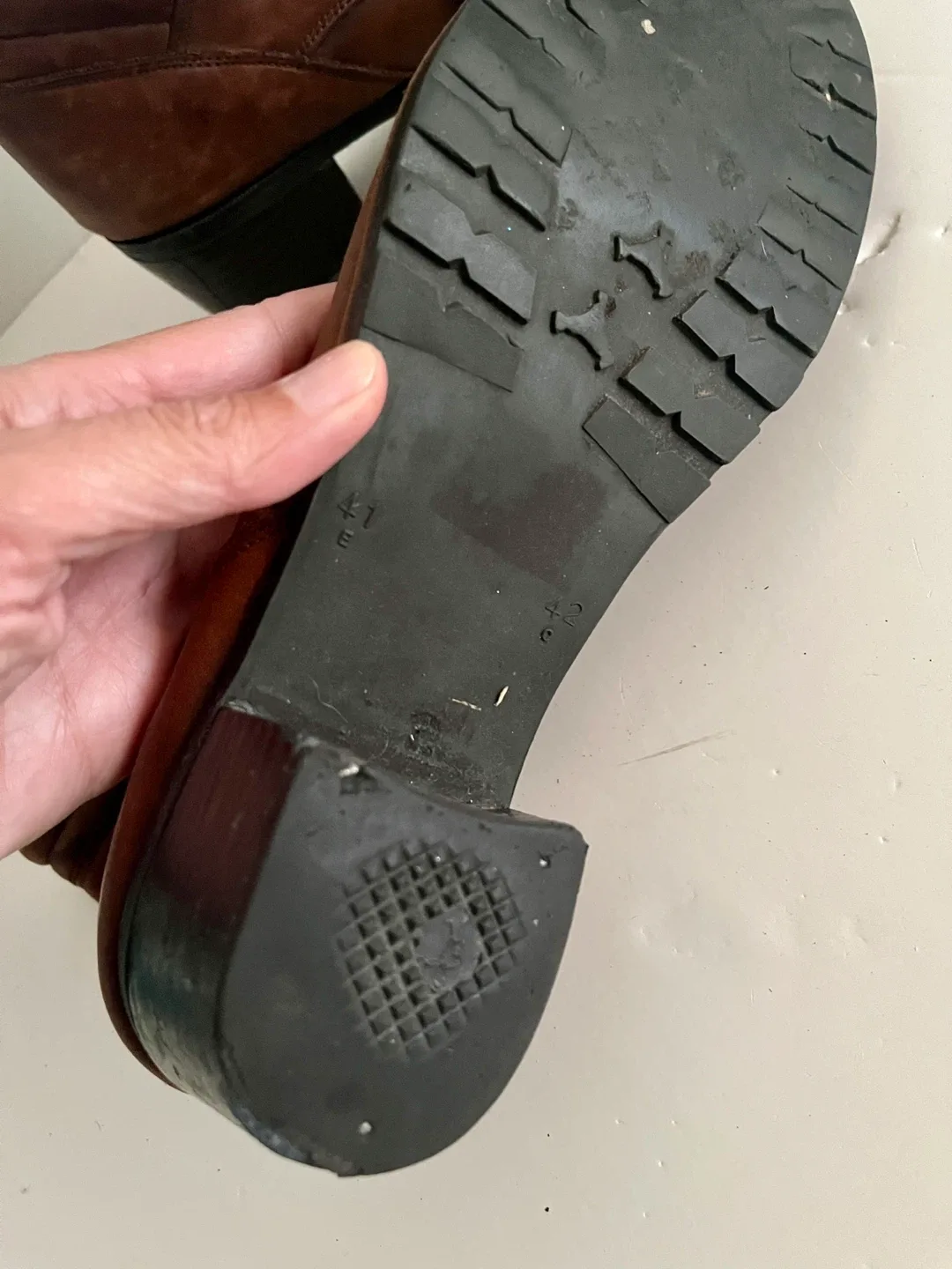 Joe Sanchez Brown Leather Ankle Boots - Size 41 image indicator(4)