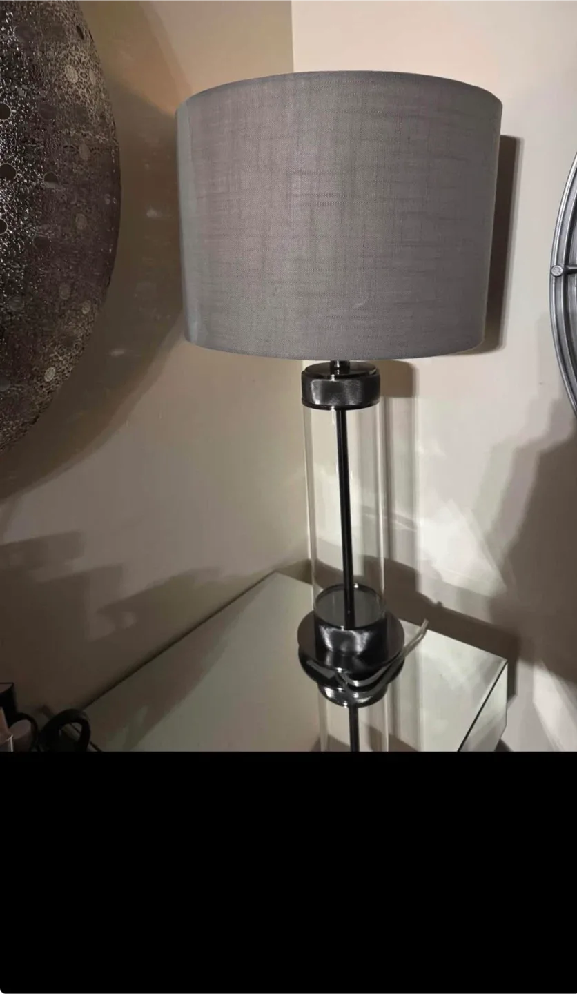 Grey Table Lamp image indicator(2)