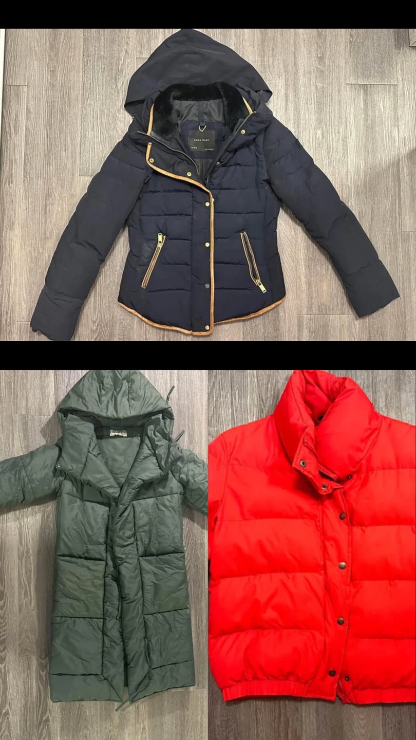 Bundle of 3 Women’s Puffer Jackets - S