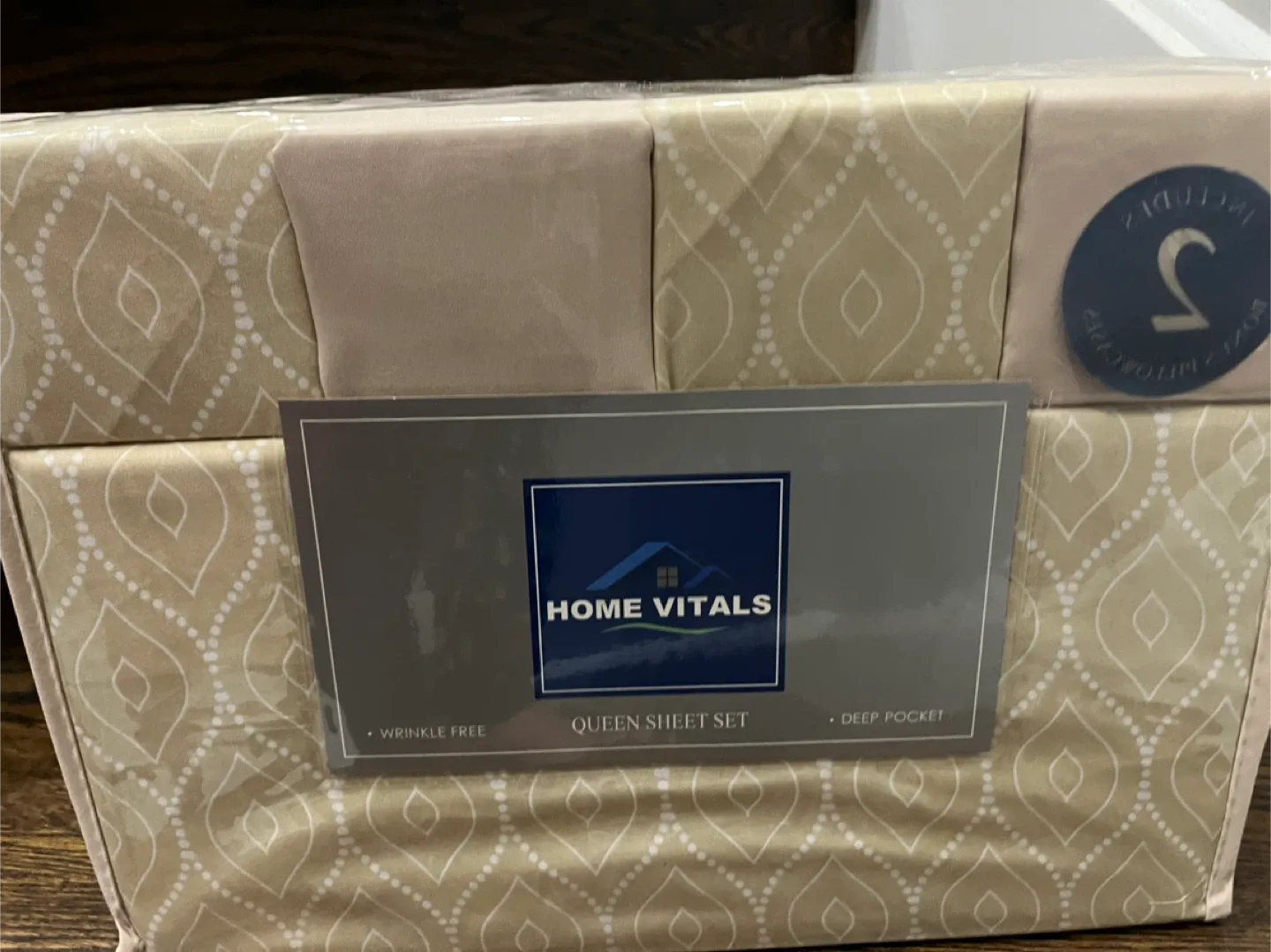 Home Vitals Queen Sheet Set - New in Package! image indicator(3)
