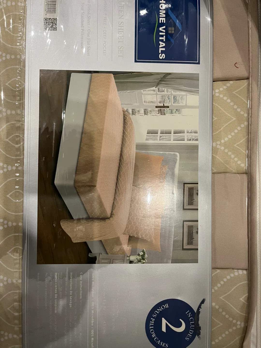 Home Vitals Queen Sheet Set - New in Package! image indicator(2)