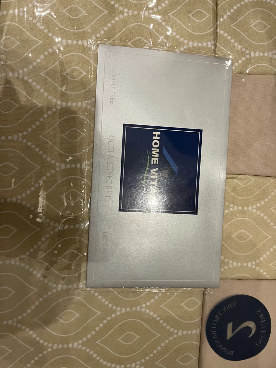 Home Vitals Queen Sheet Set - New in Package! image indicator(6)