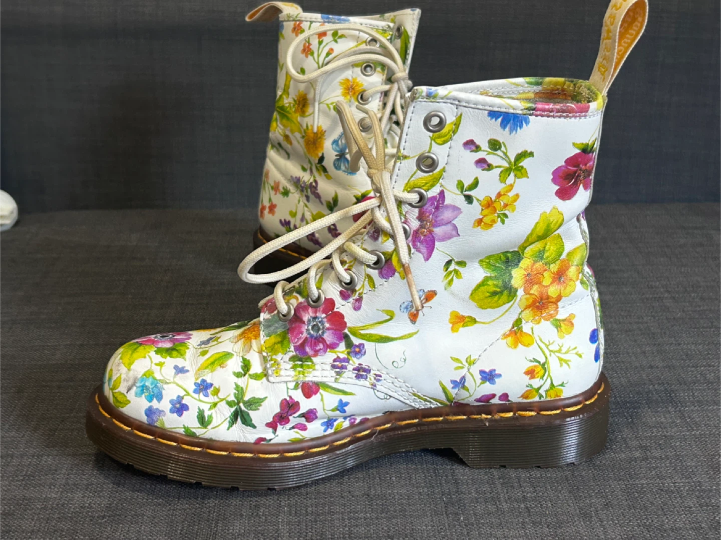 Dr. Martens Floral Print Boots - photo 2