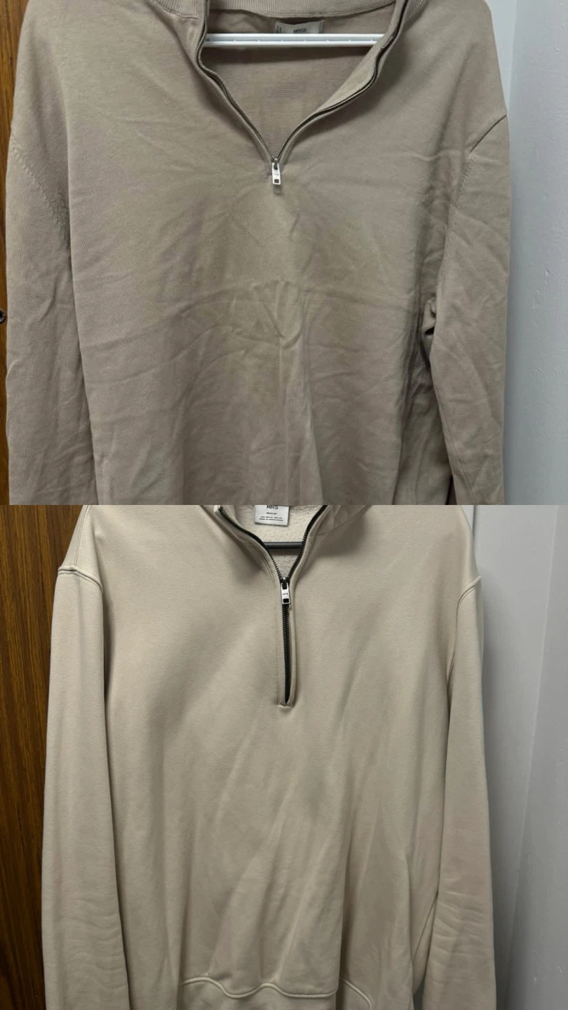 Bundle of 2 Mango Beige Quarterzippers