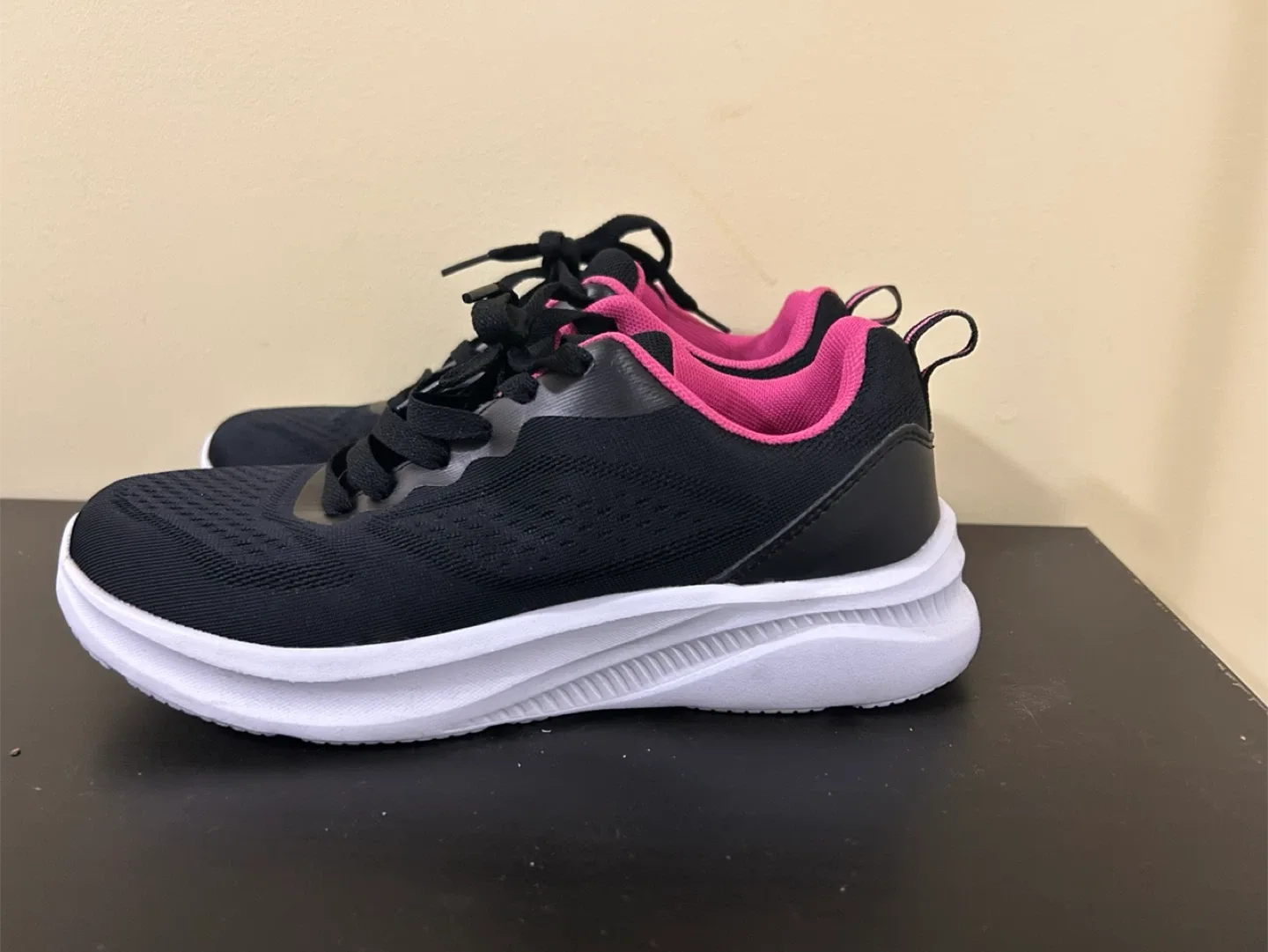 Black & Pink Running Shoes