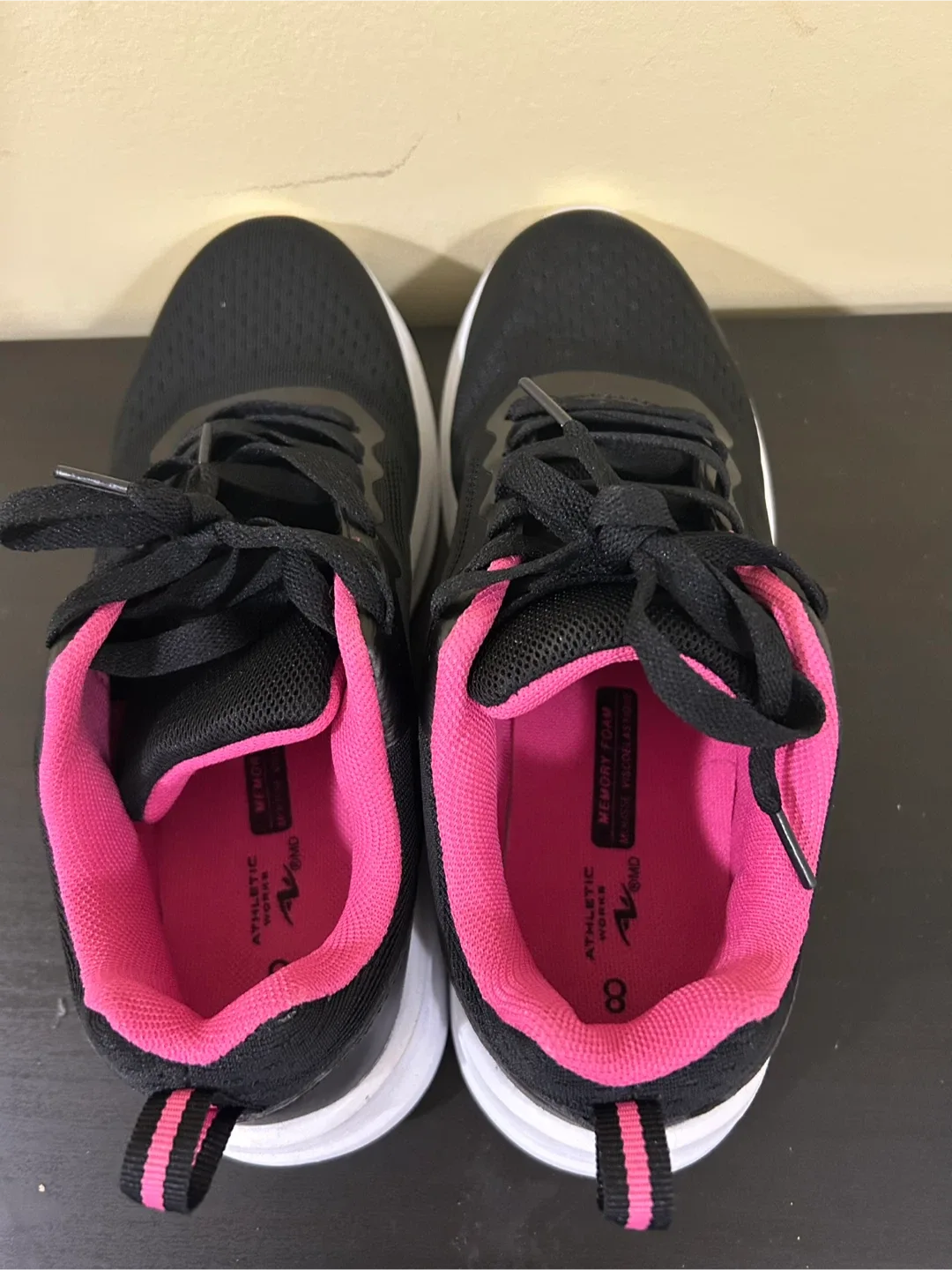 Black & Pink Running Shoes image indicator(3)