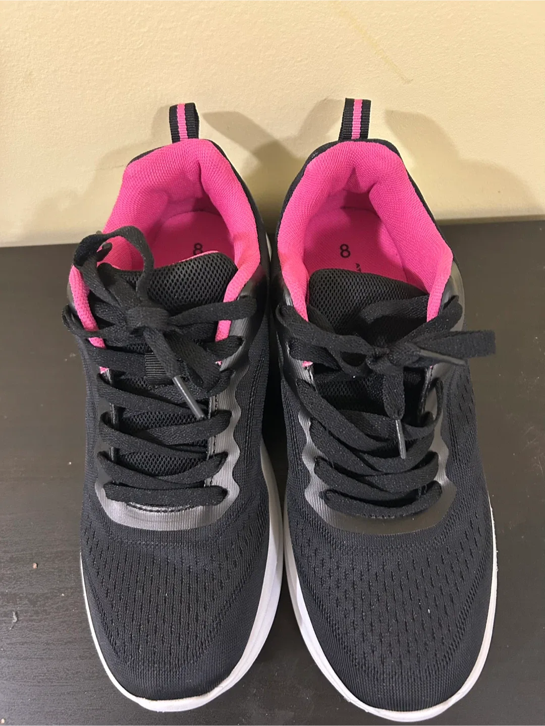 Black & Pink Running Shoes image indicator(2)