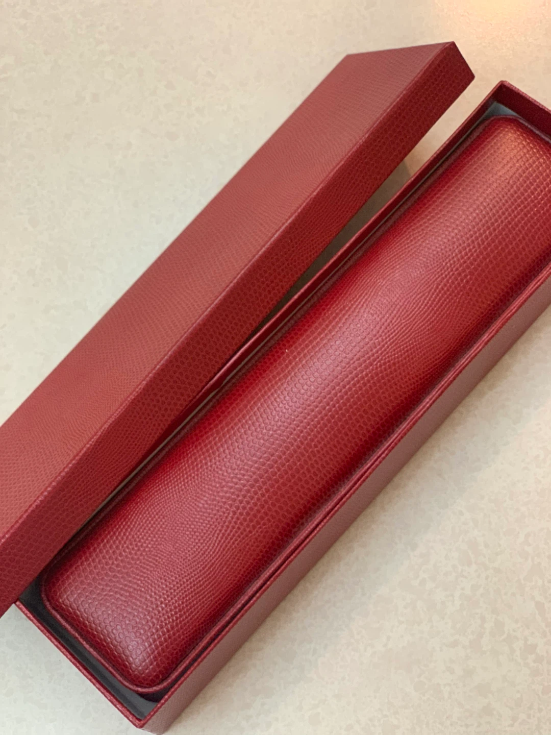 Vintage Red Coral Necklace with Box - photo 3