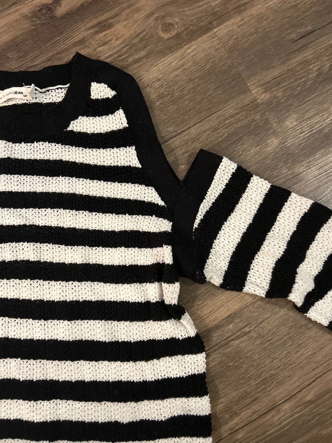 Rag & Bone Striped Cold Shoulder Sweater - Size S - photo 5