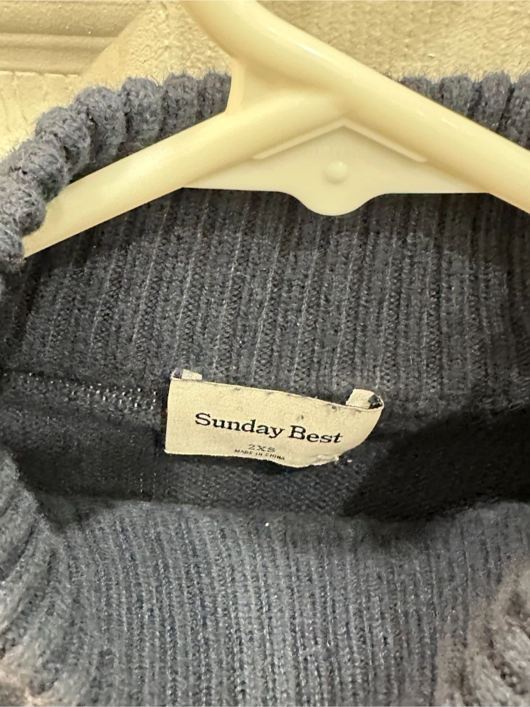 Sunday Best Blue Sweater - Size XXS - photo 3