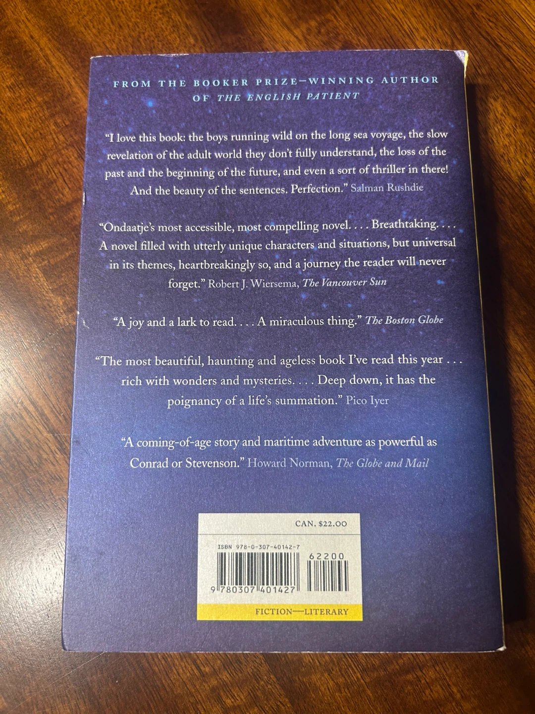The Cat's Table by Michael Ondaatje - photo 2