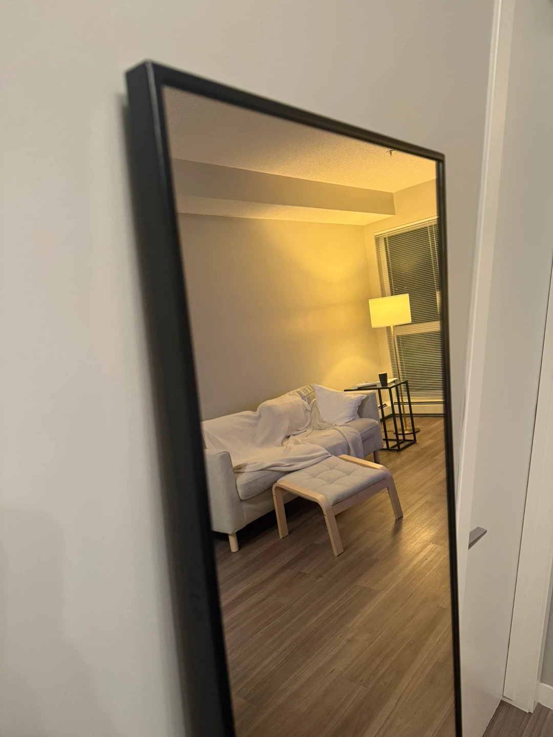 Full Length Mirror - Black Frame - photo 2