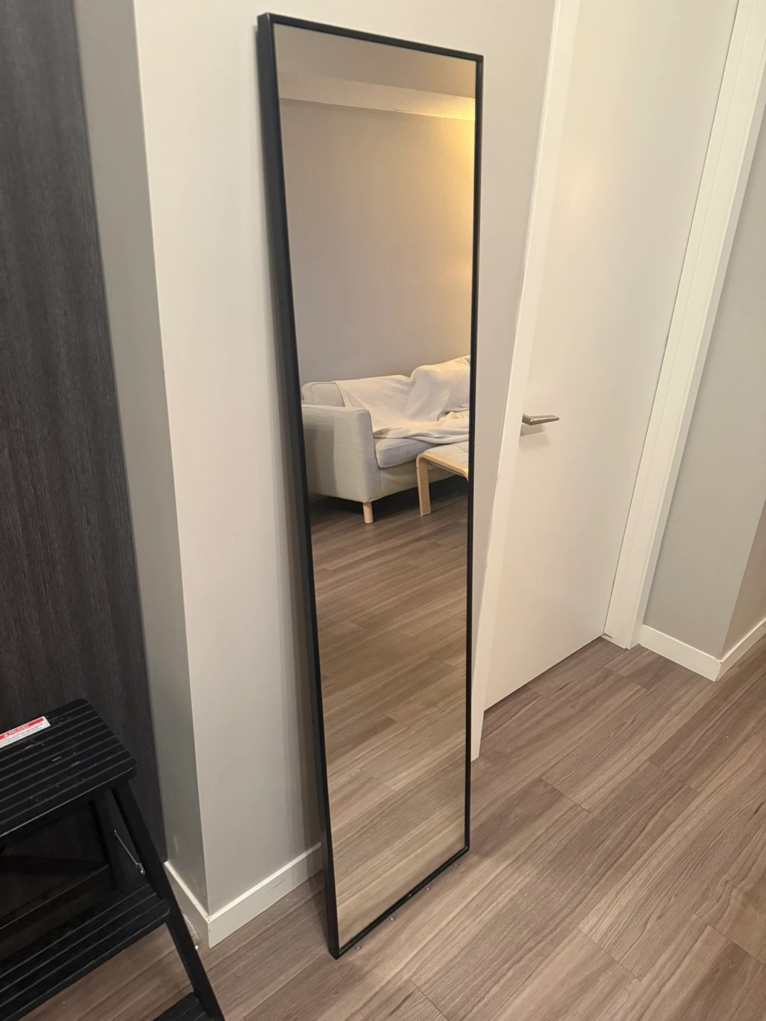 Full Length Mirror - Black Frame - photo 3