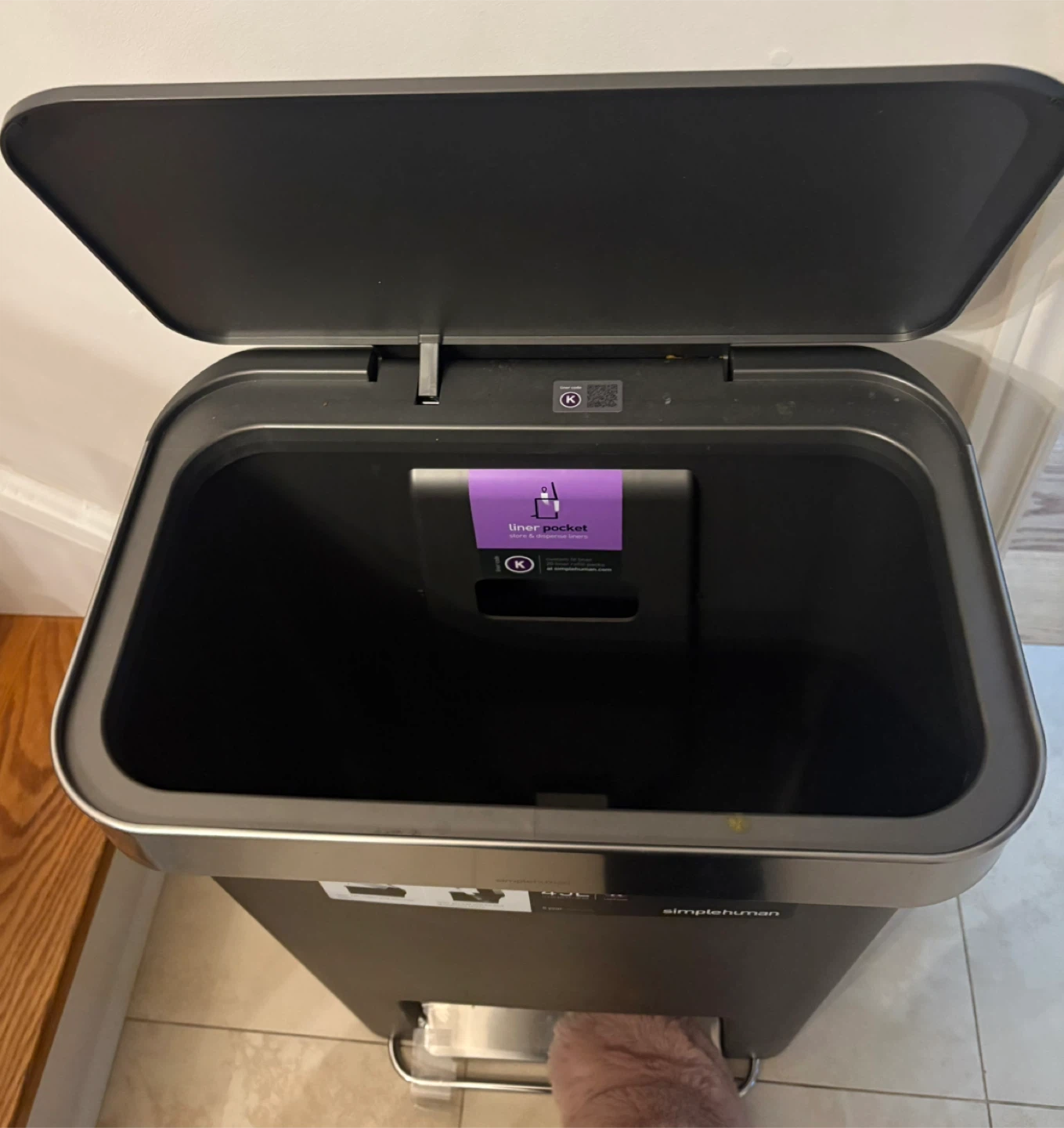 Simplehuman 45L Rectangular Trash Can - photo 4