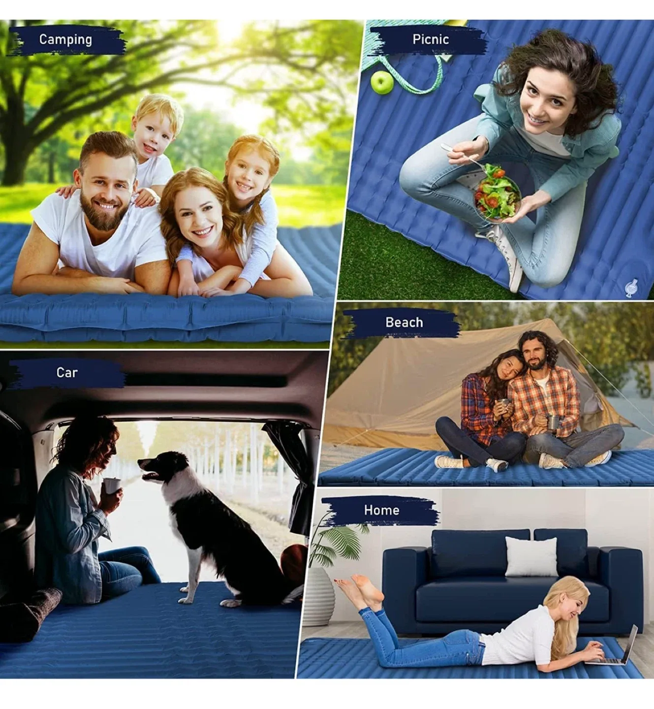 Elegear Camping Sleeping Pad - 79x55 inches image indicator(3)