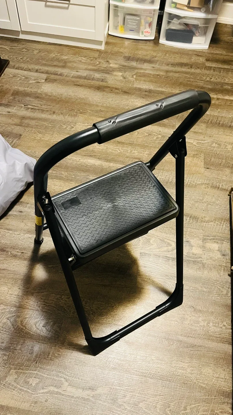 ALPURLAD 2-Step Folding Step Stool - Black image indicator(7)