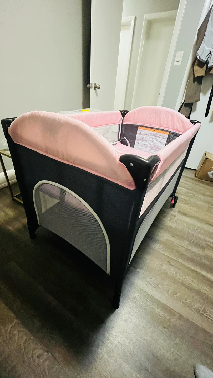 Pink Baby Playpen - photo 3