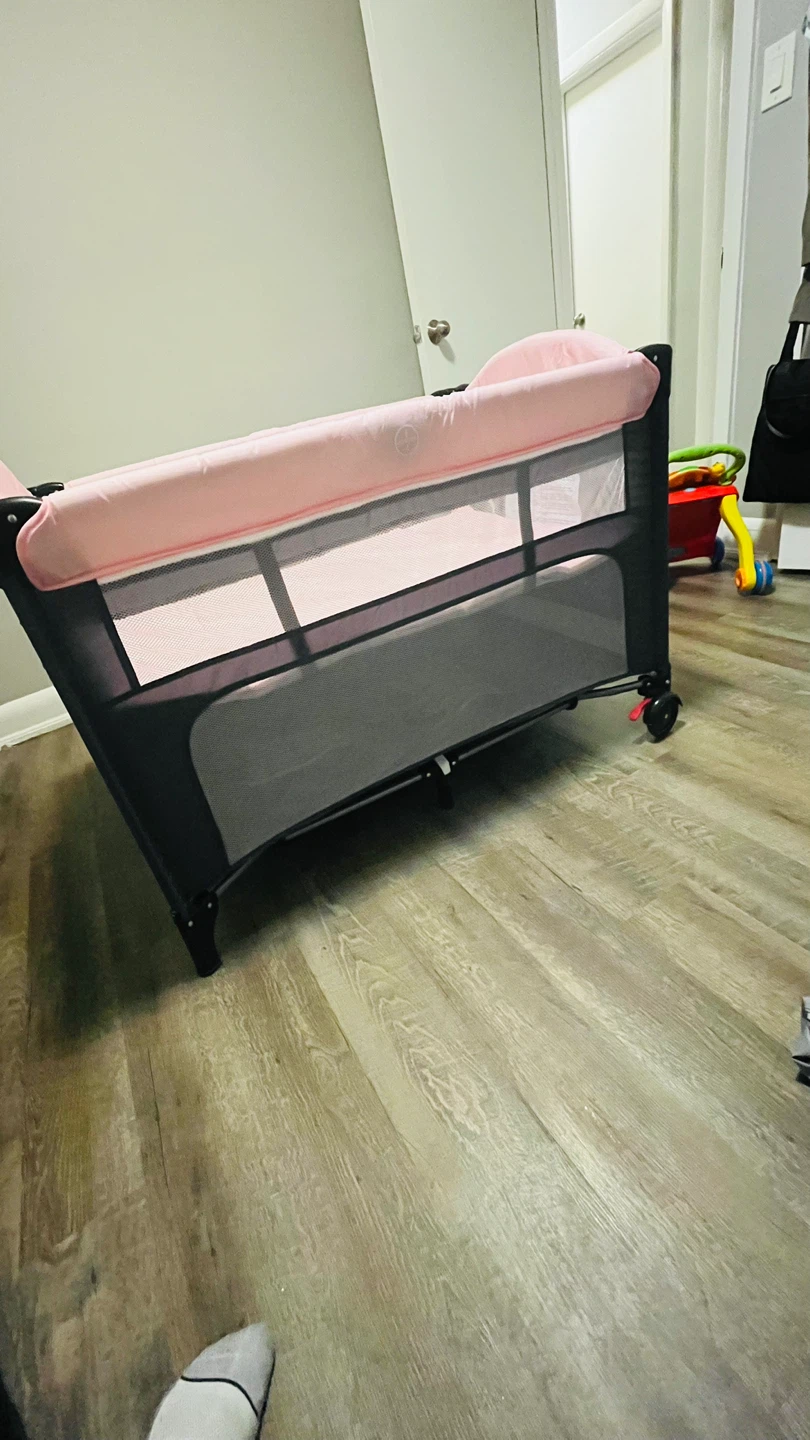 Pink Baby Playpen - photo 2