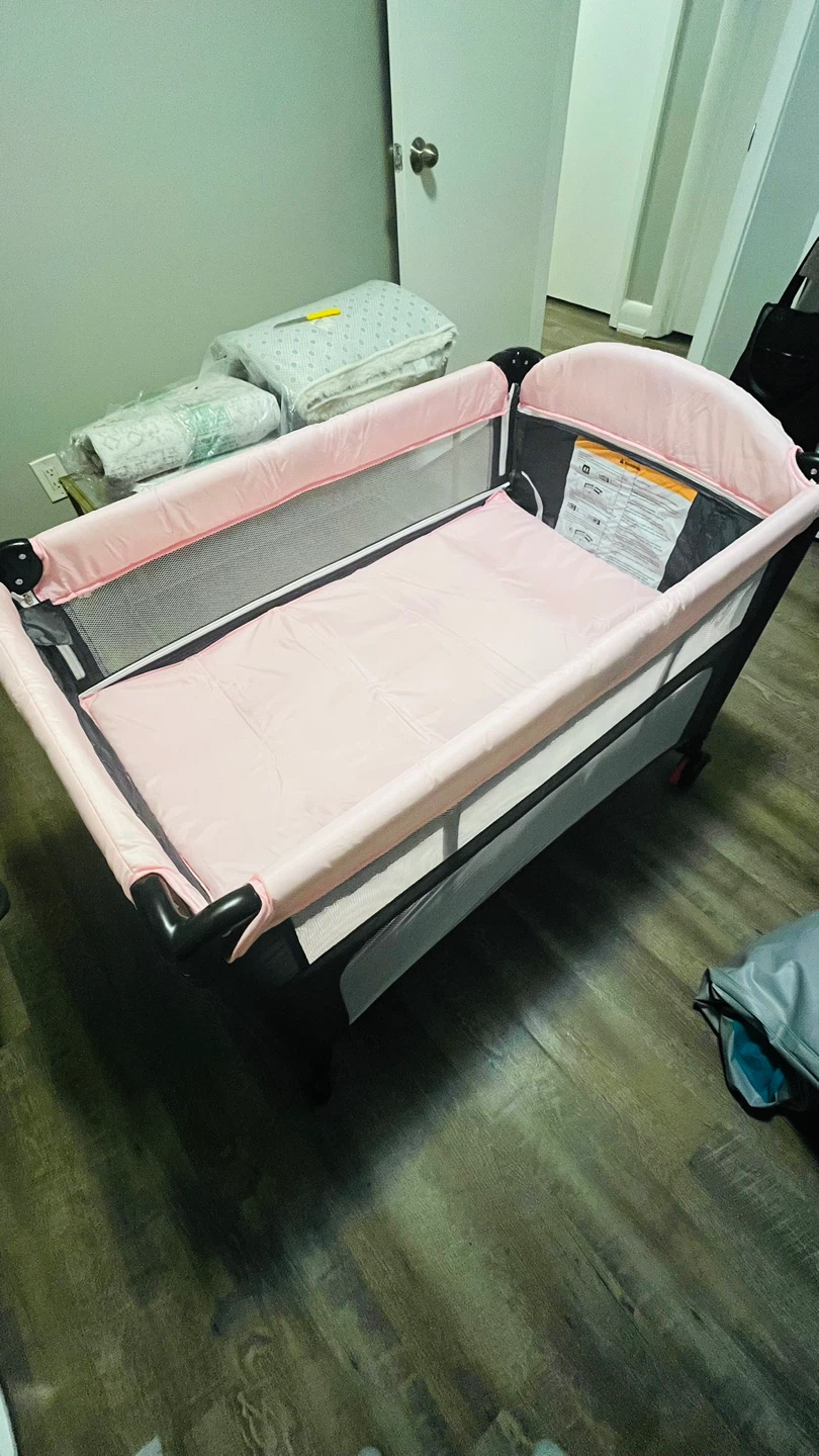 Pink Baby Playpen