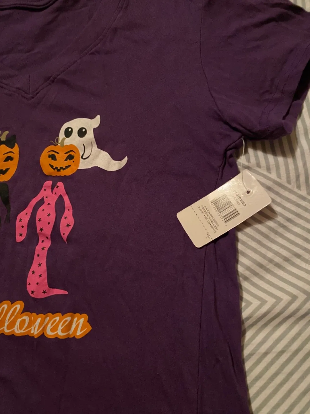 Ladies Halloween T-Shirt - Size M image indicator(3)