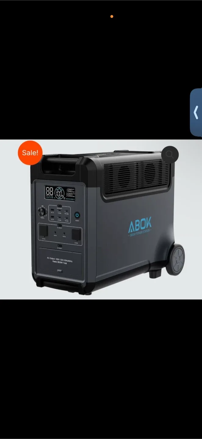 ABOK Portable Power Station 3600W image indicator(4)