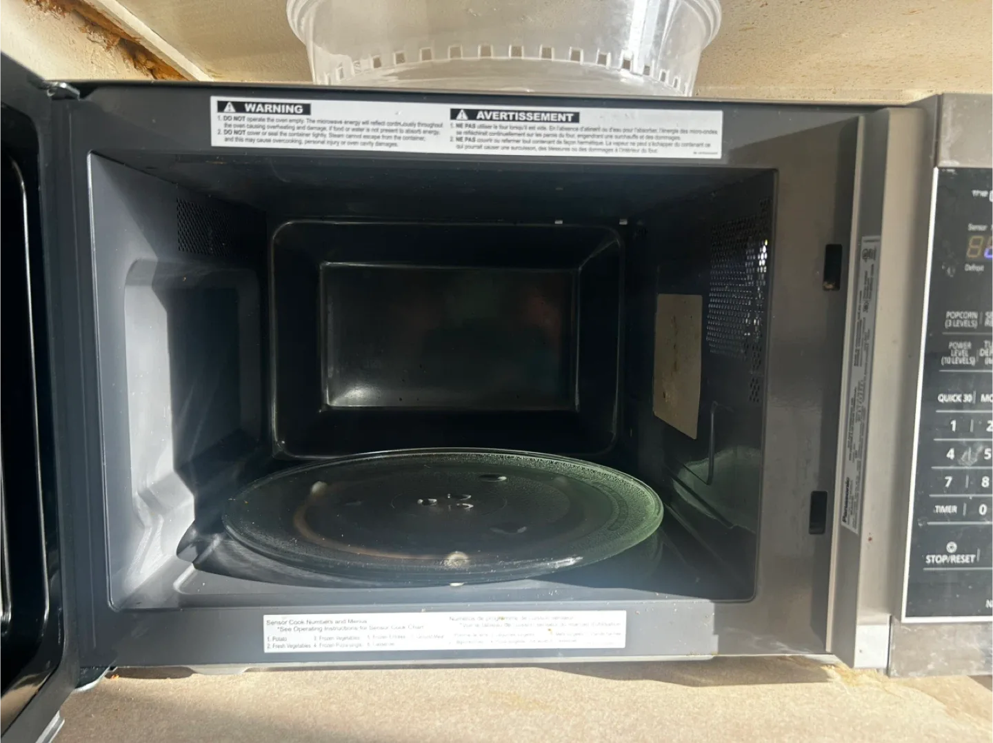 Panasonic Stainless Steel Microwave image indicator(2)