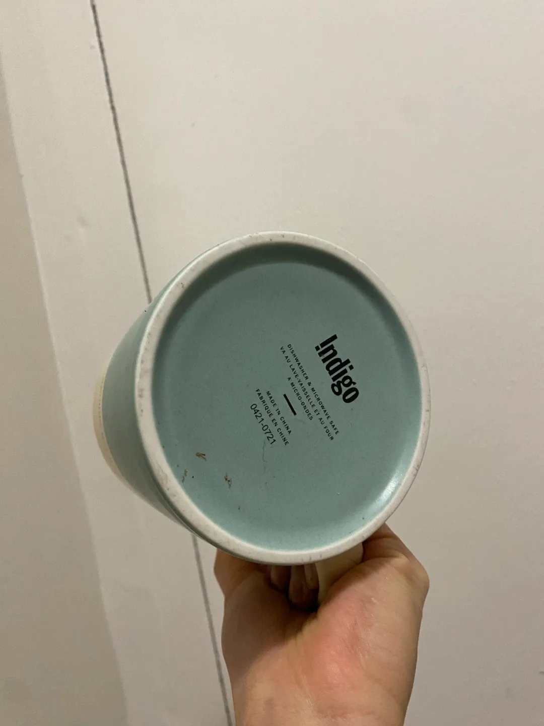 Indigo Cup Half Full Attitude Mug image indicator(2)