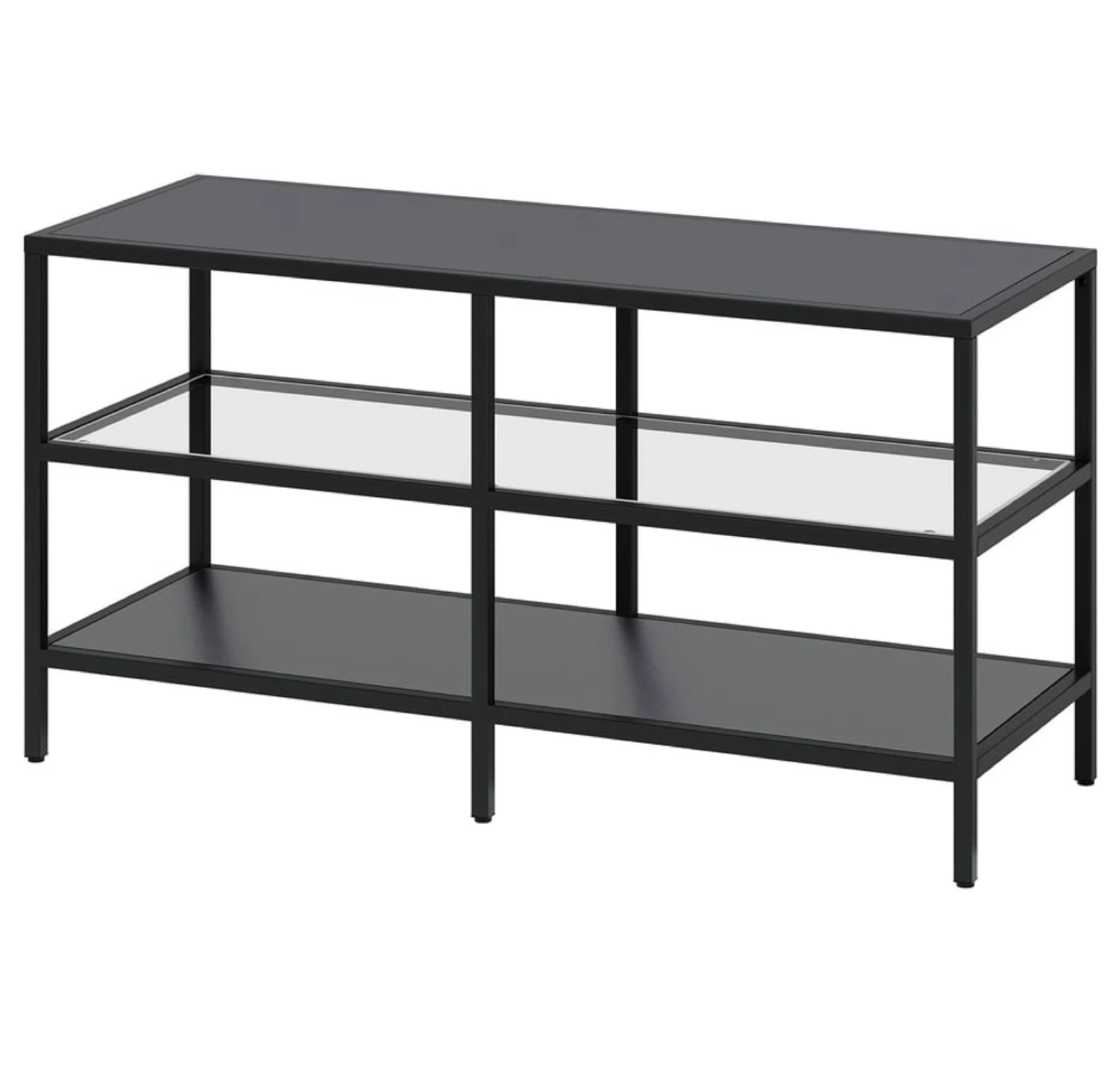 TV stand, black metal