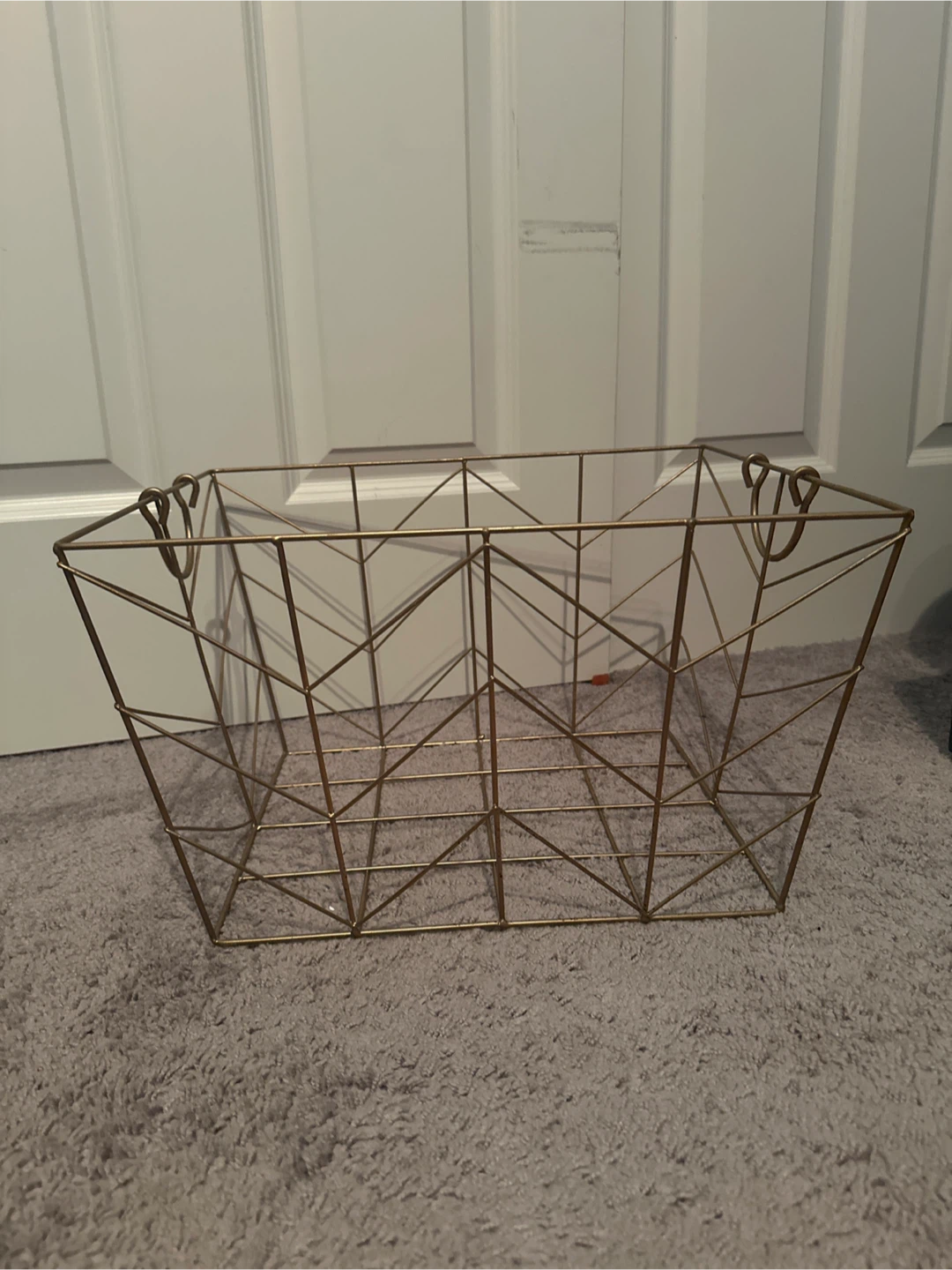 Gold Wire Storage Basket