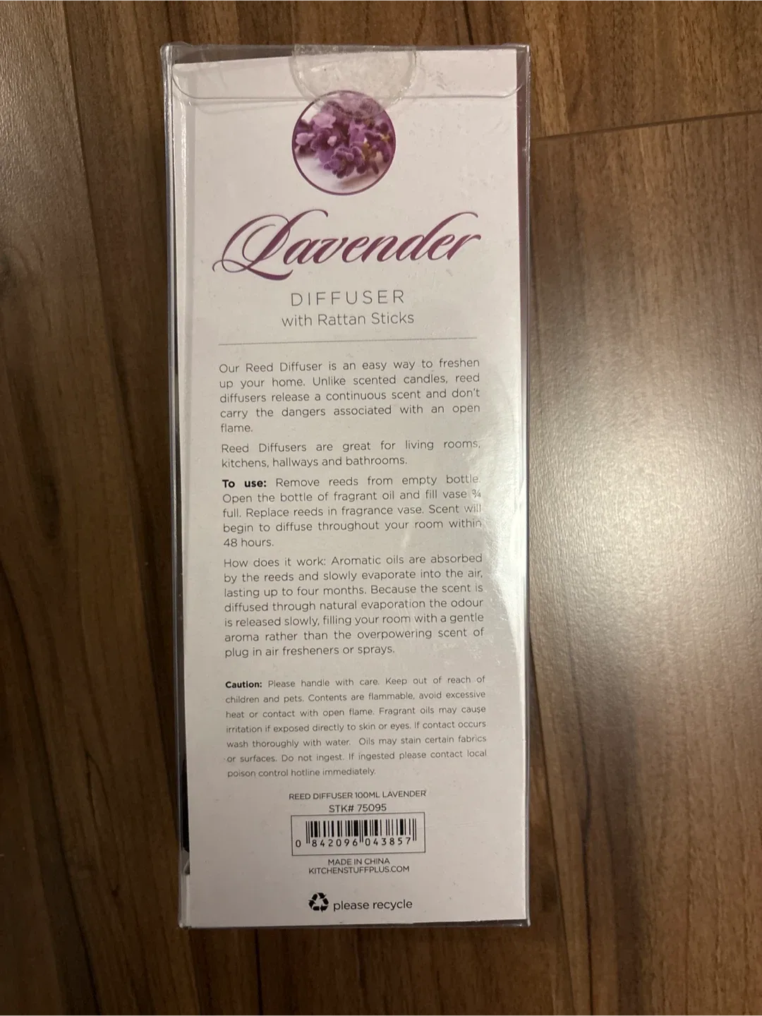 Lavender Diffuser with Rattan Sticks 100ml image indicator(2)