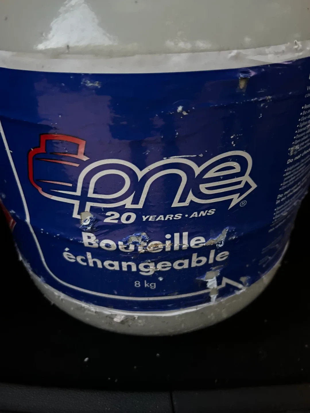 $6 Exchangeable refill refillable  Empty Propane Tank PNE 8 bbq image indicator(3)