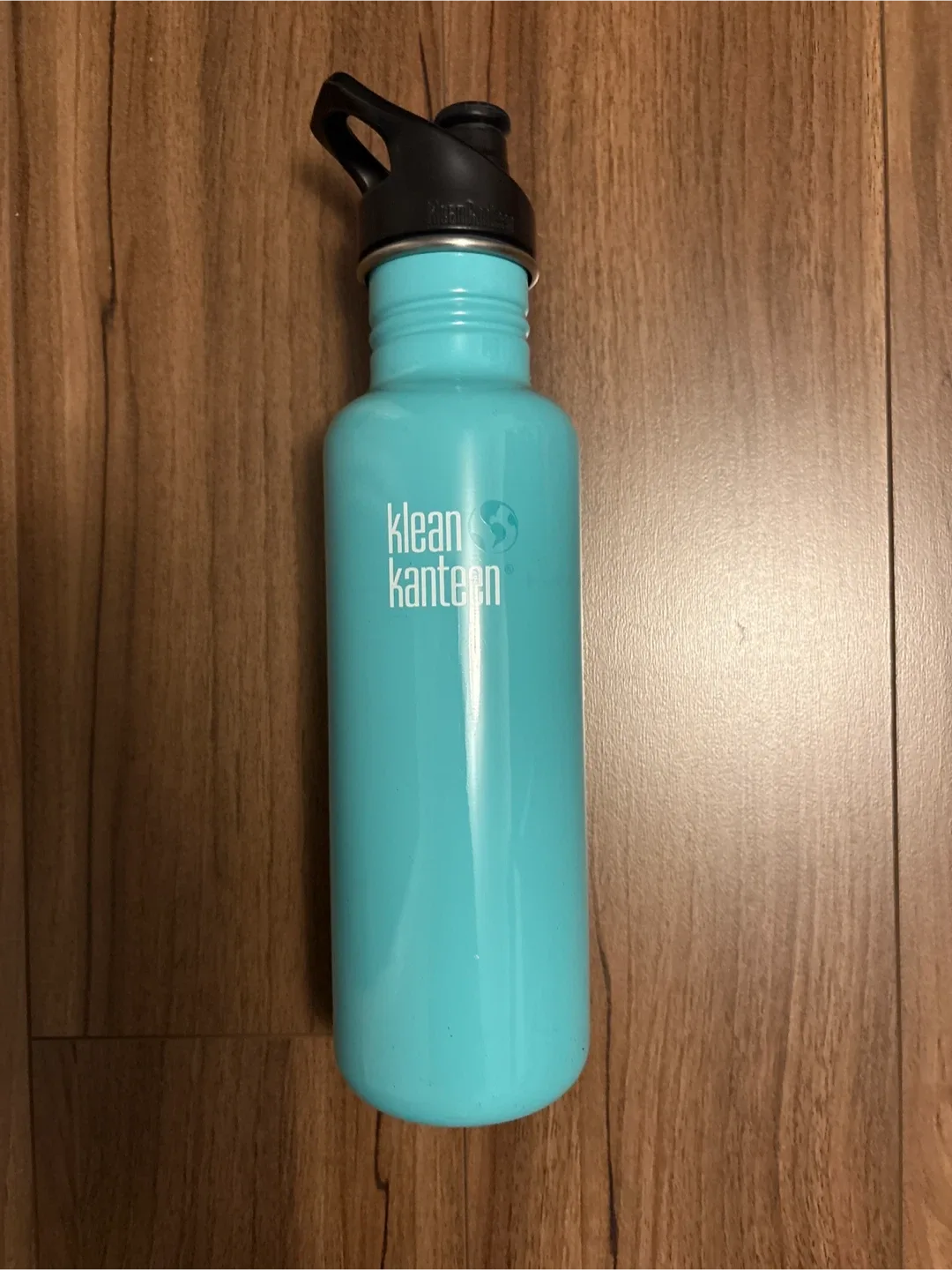 Klean Kanteen Turquoise Water Bottle thumbnail