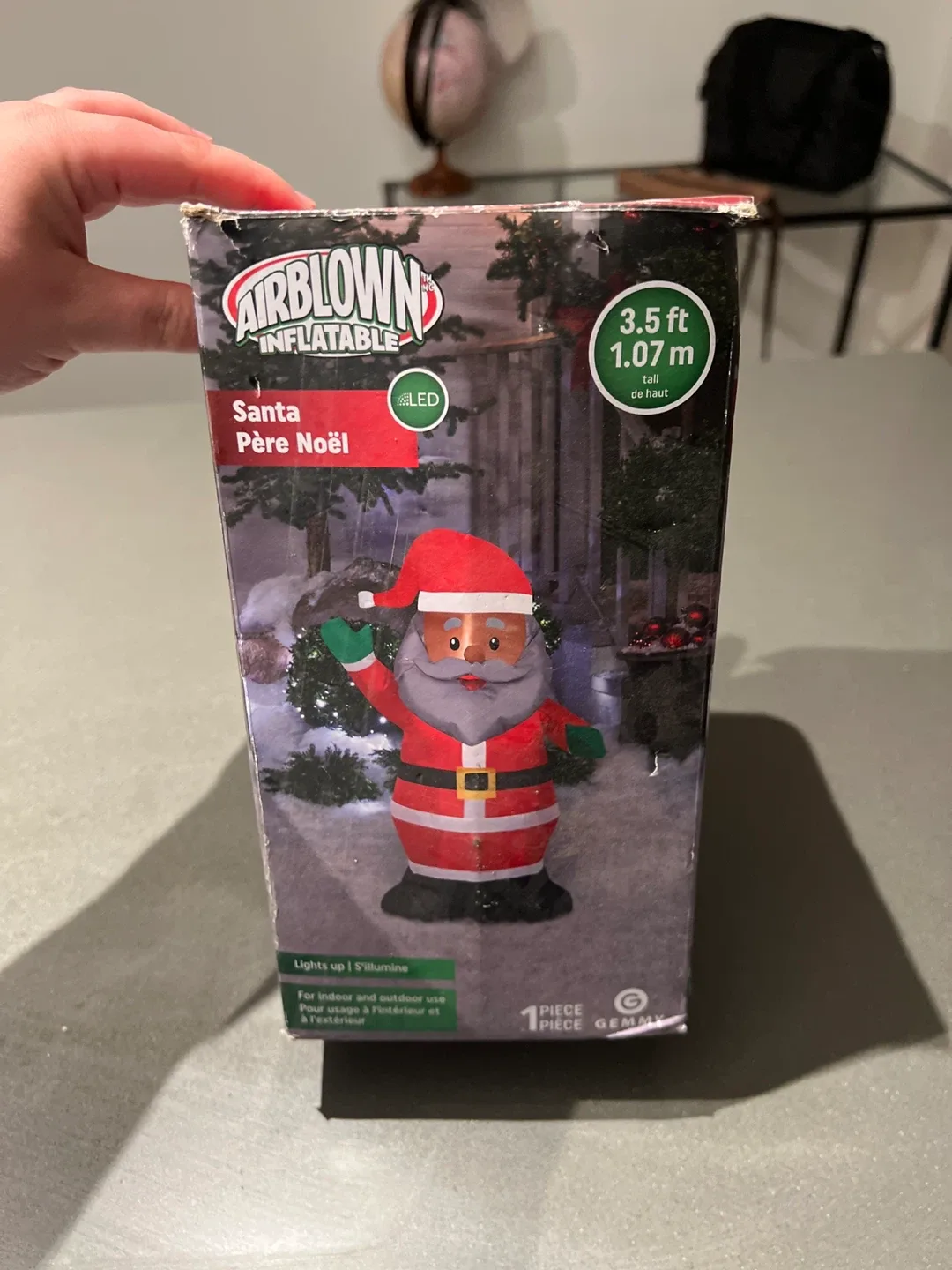 Airblown Inflatable Santa - 3.5 ft