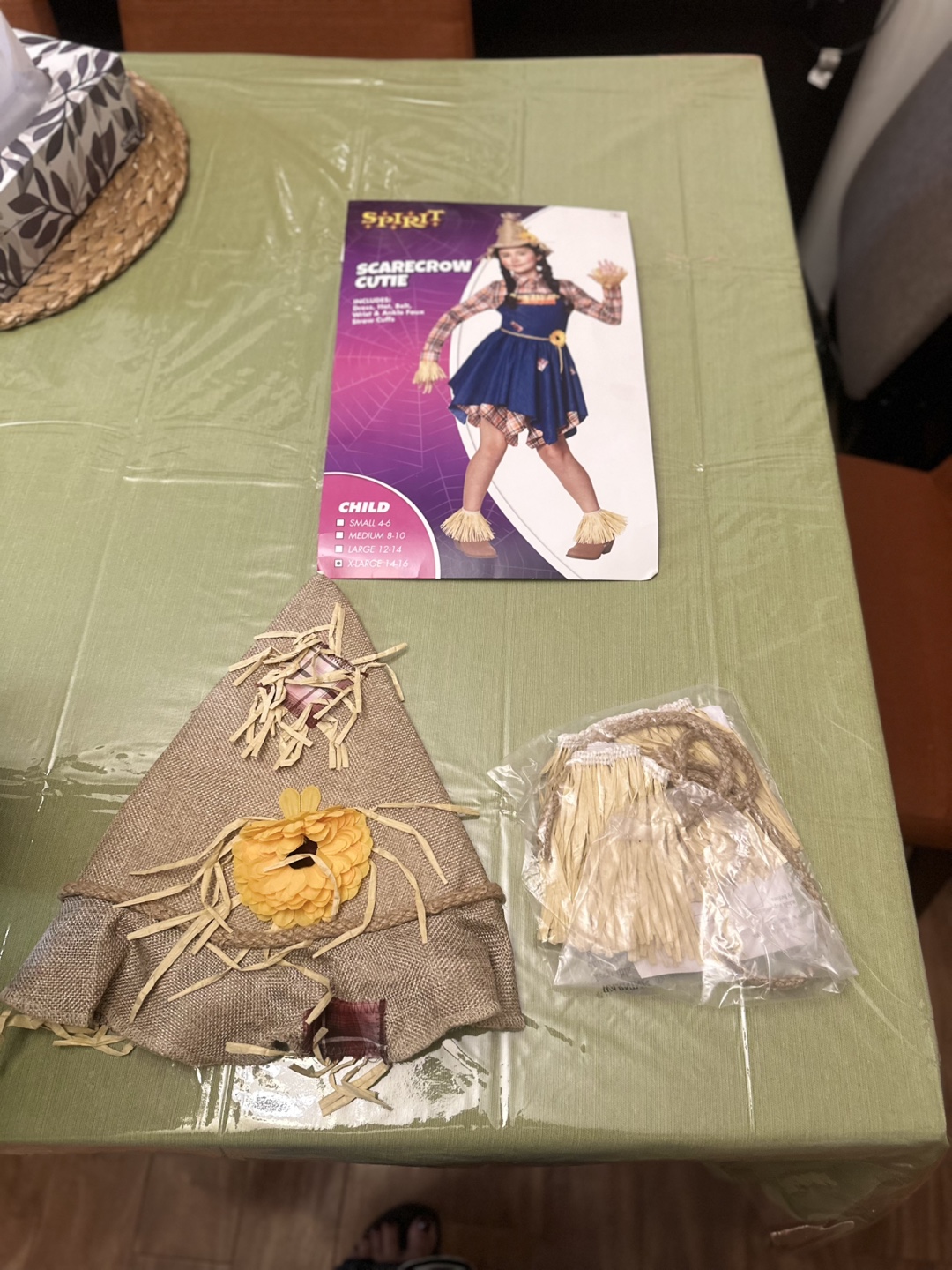 Spirit Scarecrow Cutie Costume - Size Medium (8-10) - photo 4