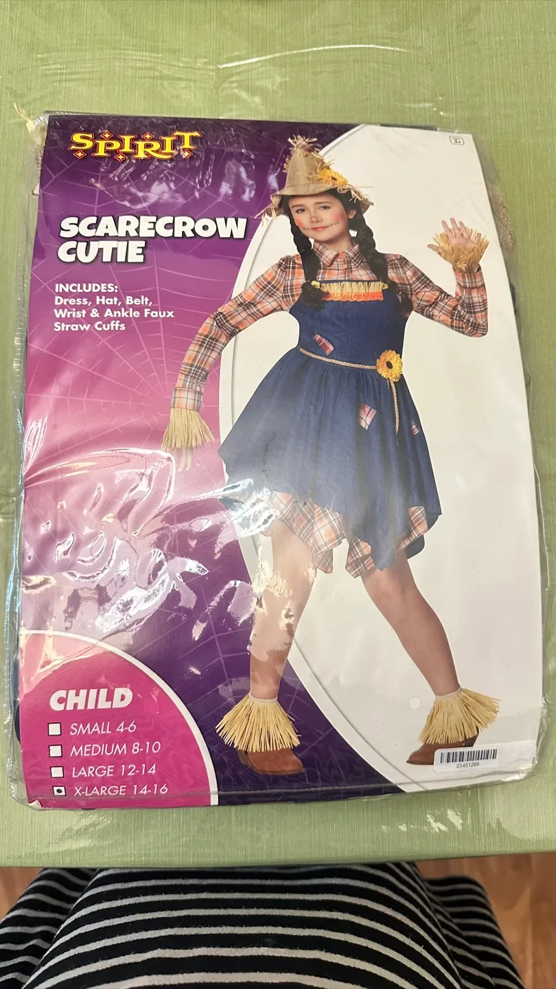 Spirit Scarecrow Cutie Costume - Size Medium (8-10)