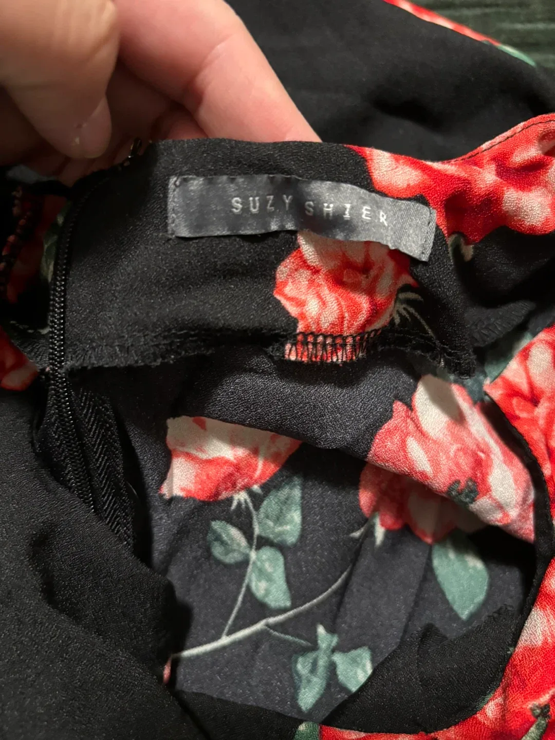 Suzy Shier Floral Print Dresses image indicator(4)