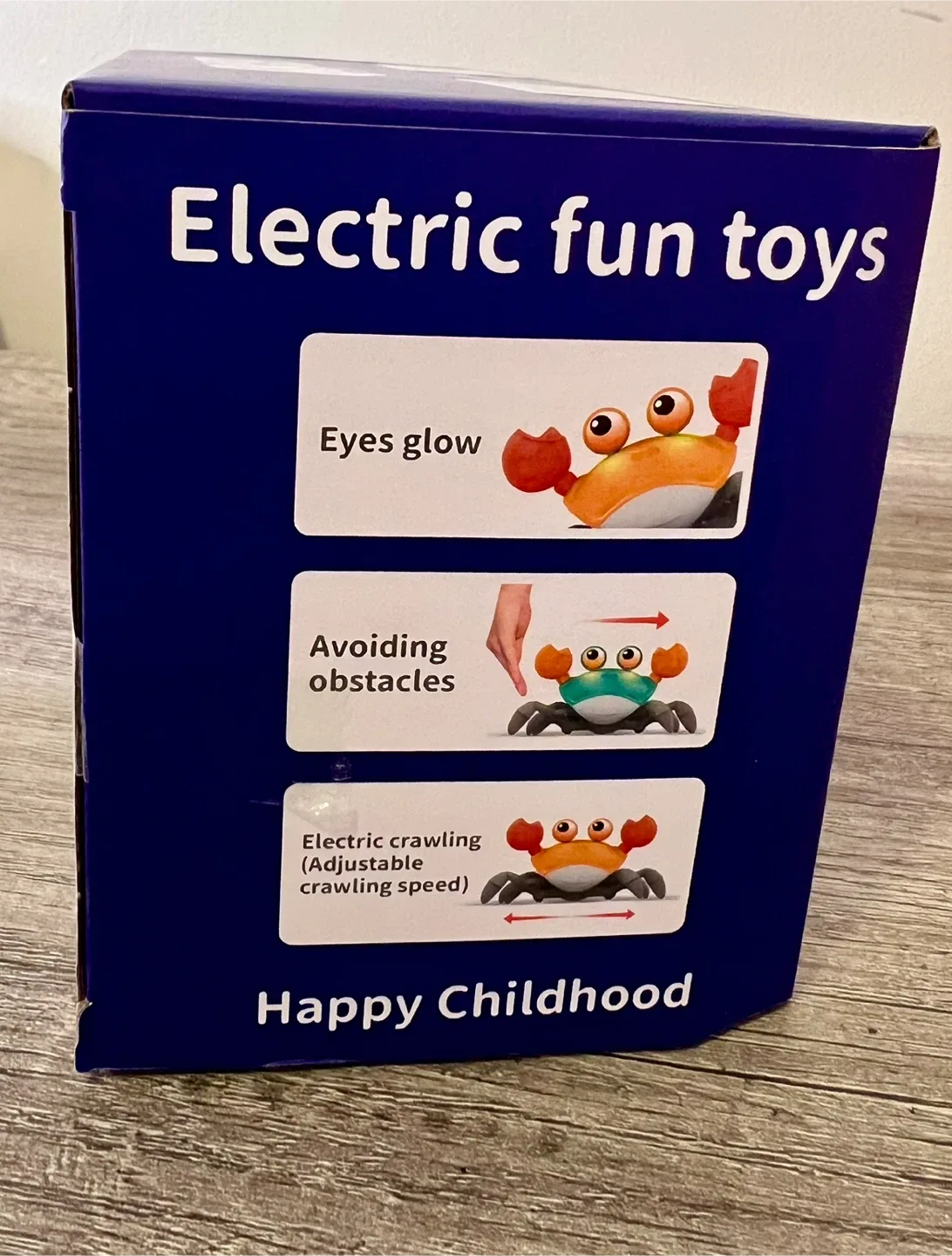 QICHEN Cute Crab Motorized Induction Toy - New in Box! image indicator(4)