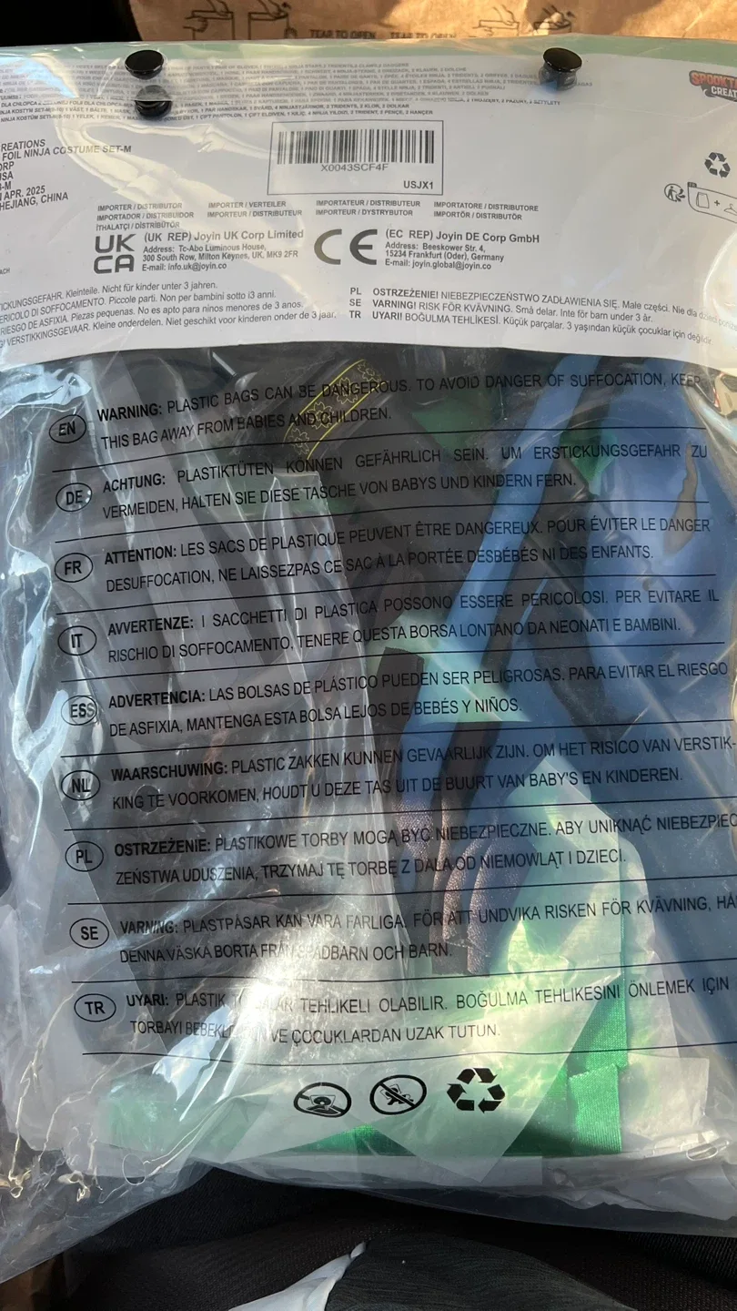 Spooktacular Creations Kids Ninja Costume image indicator(3)