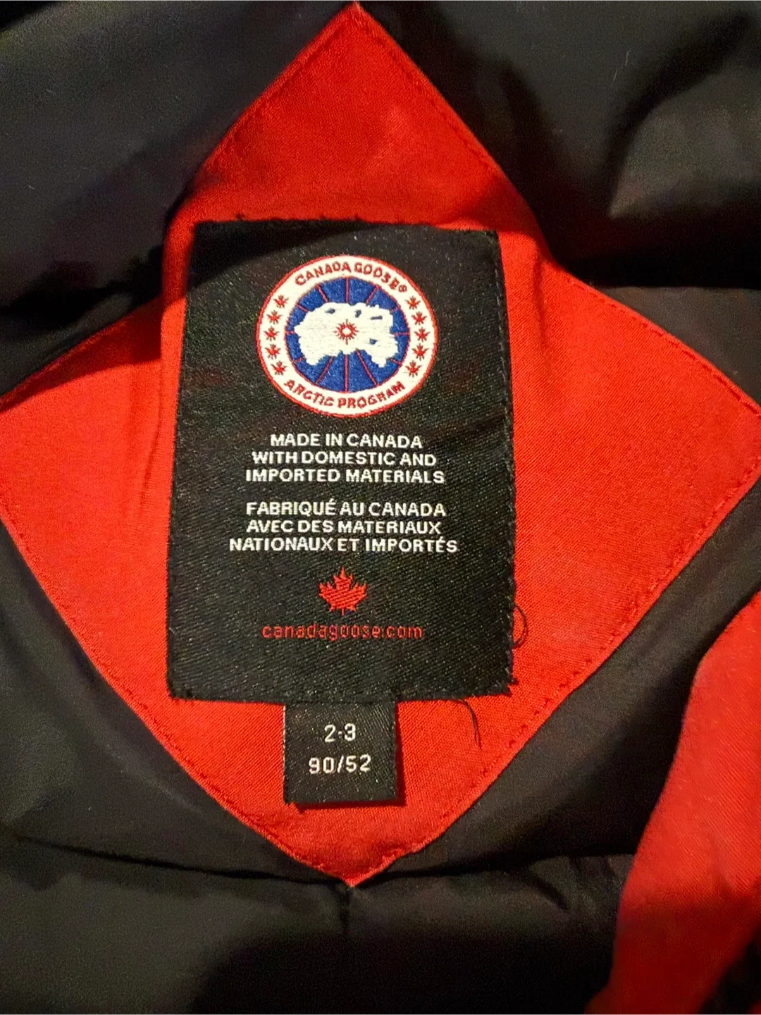 Canada Goose Kids Snowsuit - Size 2-3 - Red image indicator(2)