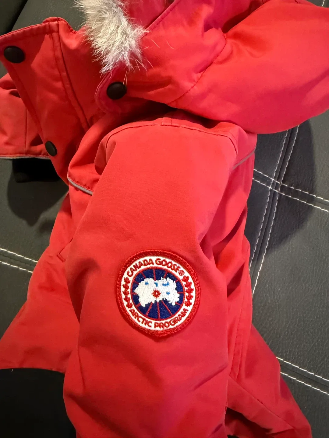 Canada Goose Kids Snowsuit - Size 2-3 - Red image indicator(3)