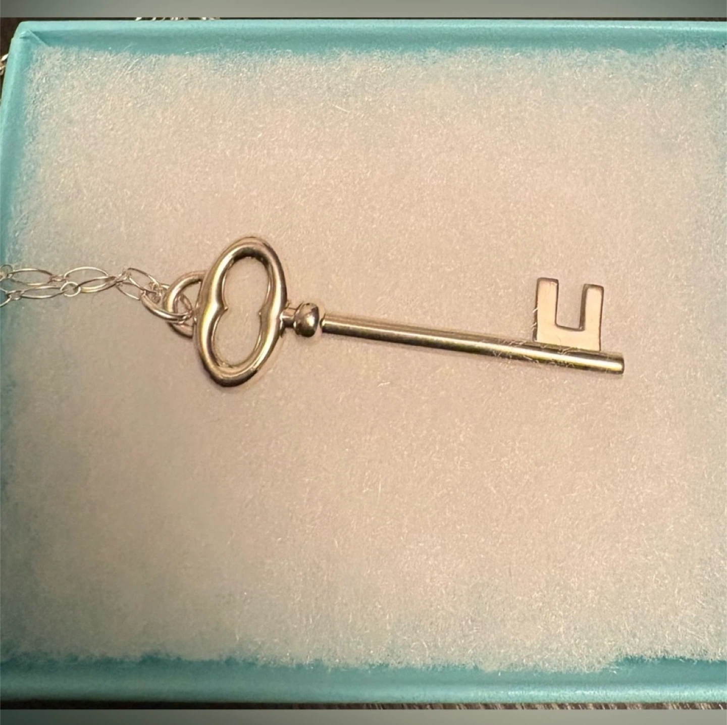 Tiffany & Co. Silver Key Pendant Necklace - photo 4