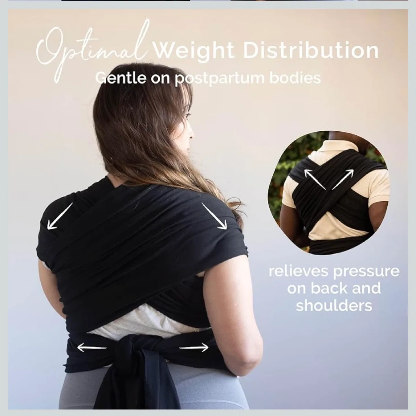 New Boba Baby Wrap Carrier Newborns 7–35 lbs image indicator(4)