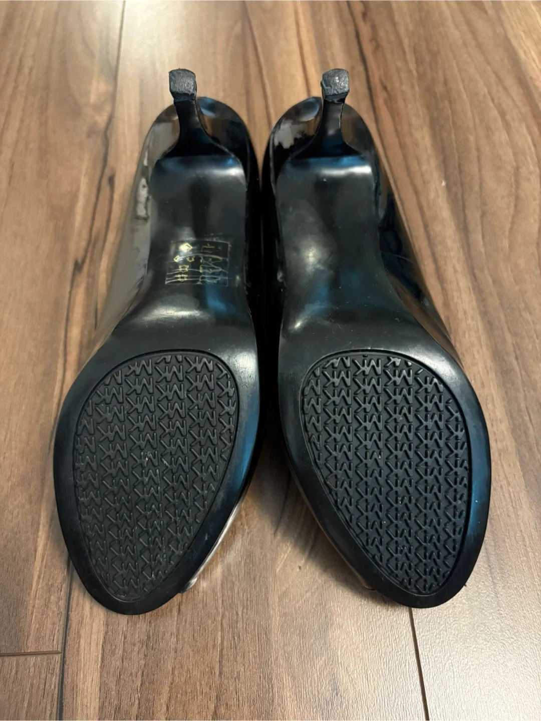 Michael Kors Black Peep Toe Heels image indicator(4)