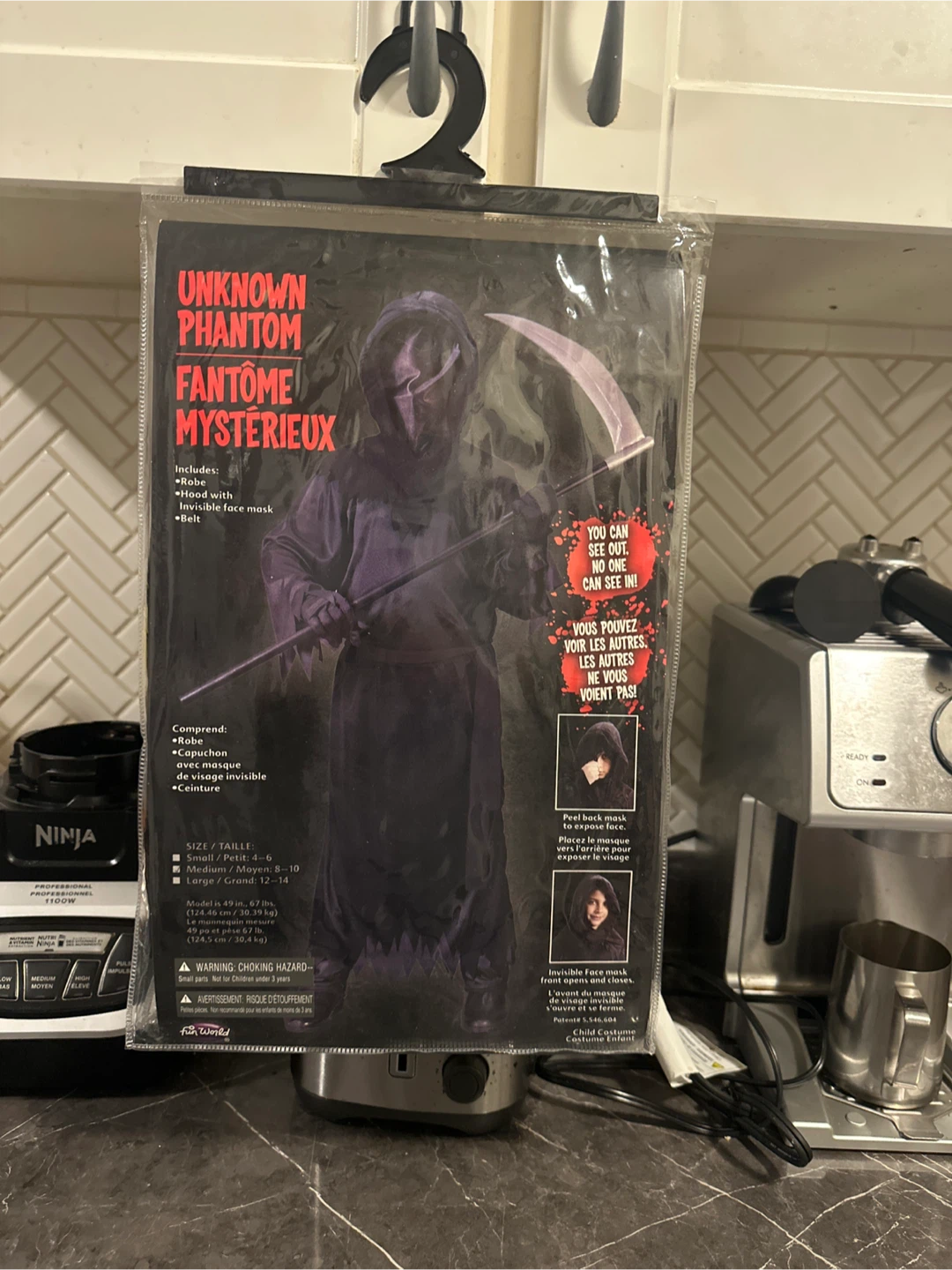 Phantom Costume - Size Medium (8-10)