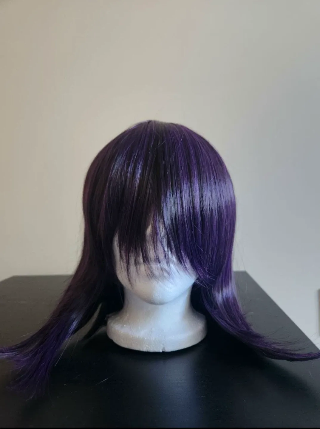 Qish Purple Wig with Weaving Cap image indicator(2)