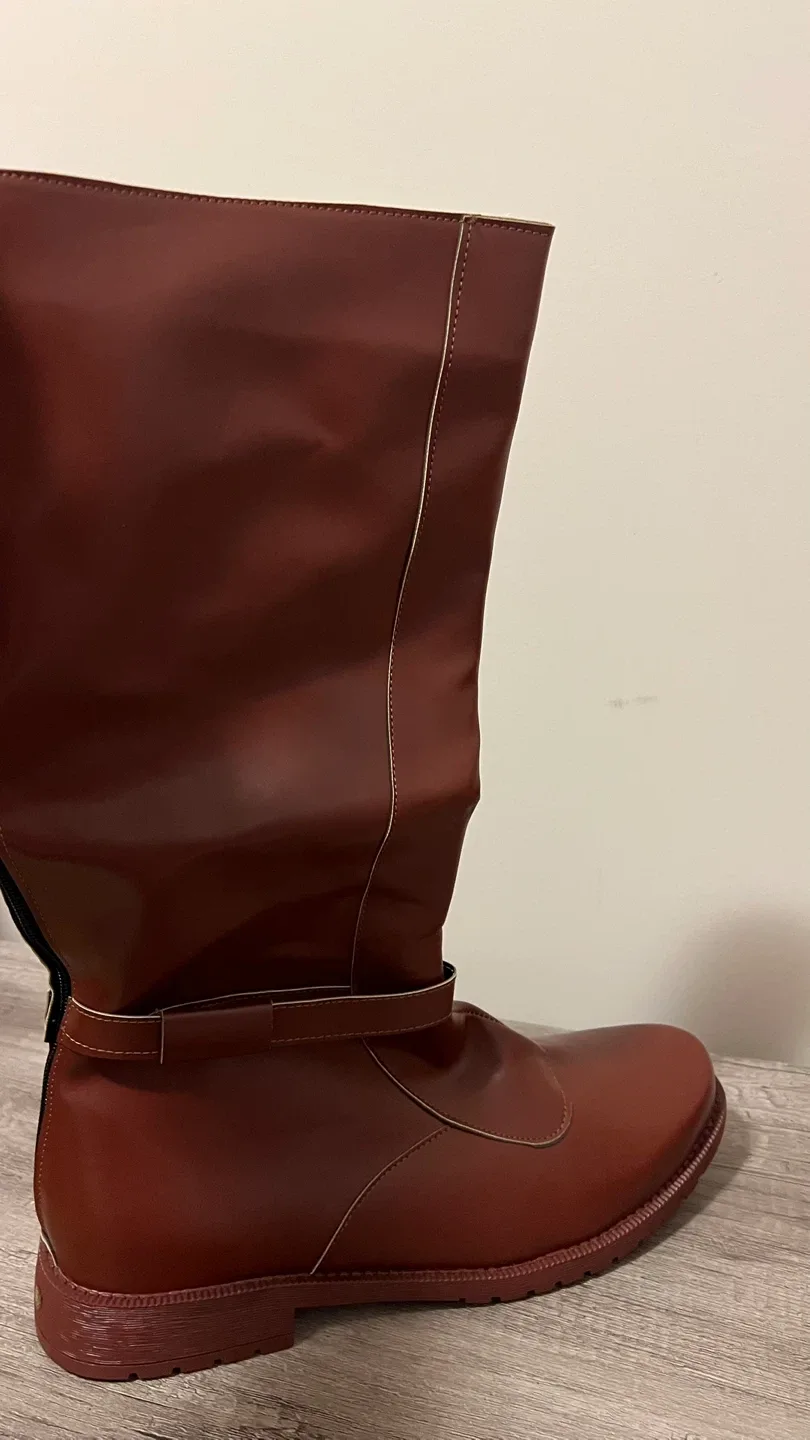 Brown Knee-High Costume Boots image indicator(2)