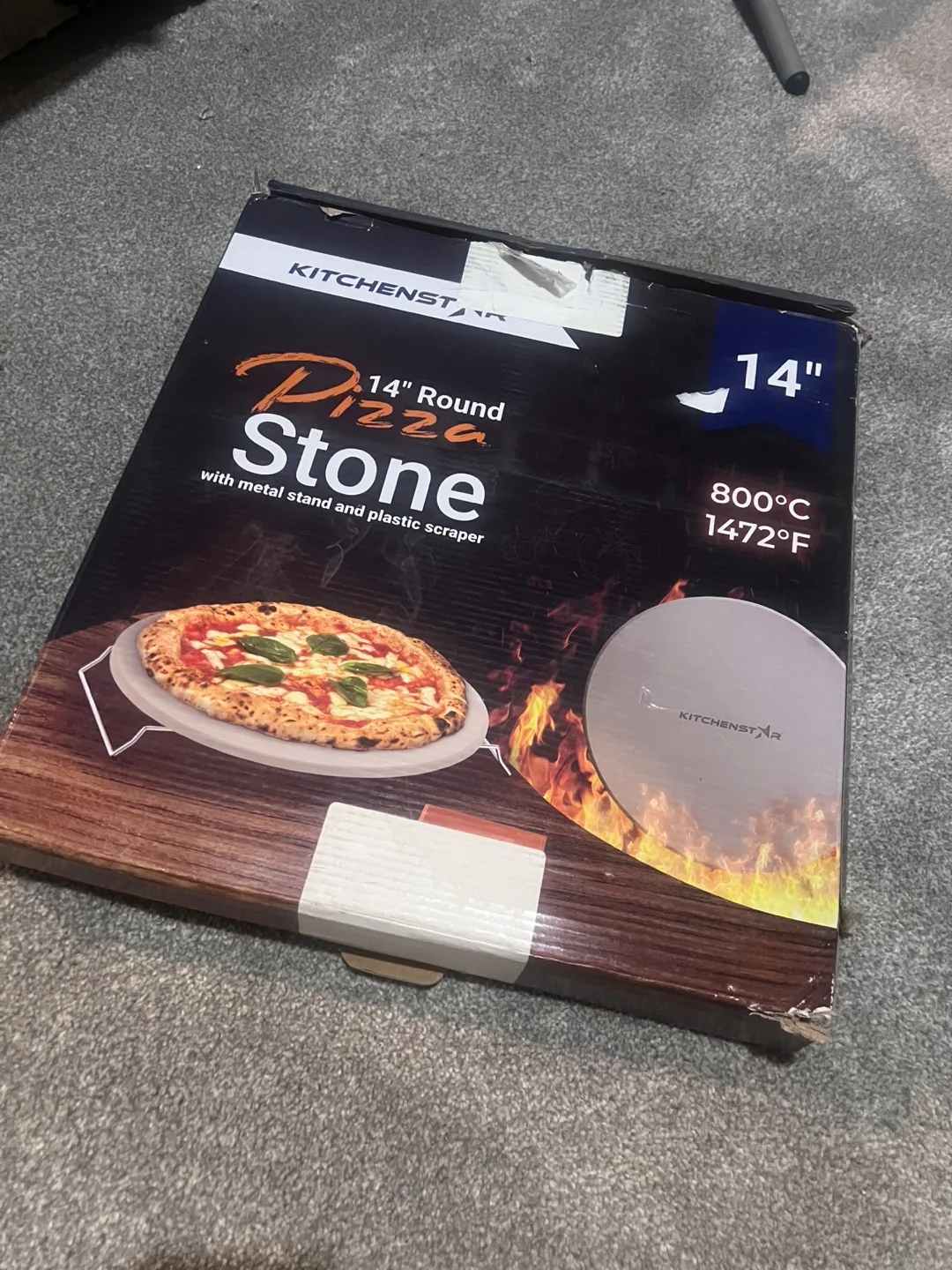 Kitchenstar 14" Round Pizza Stone