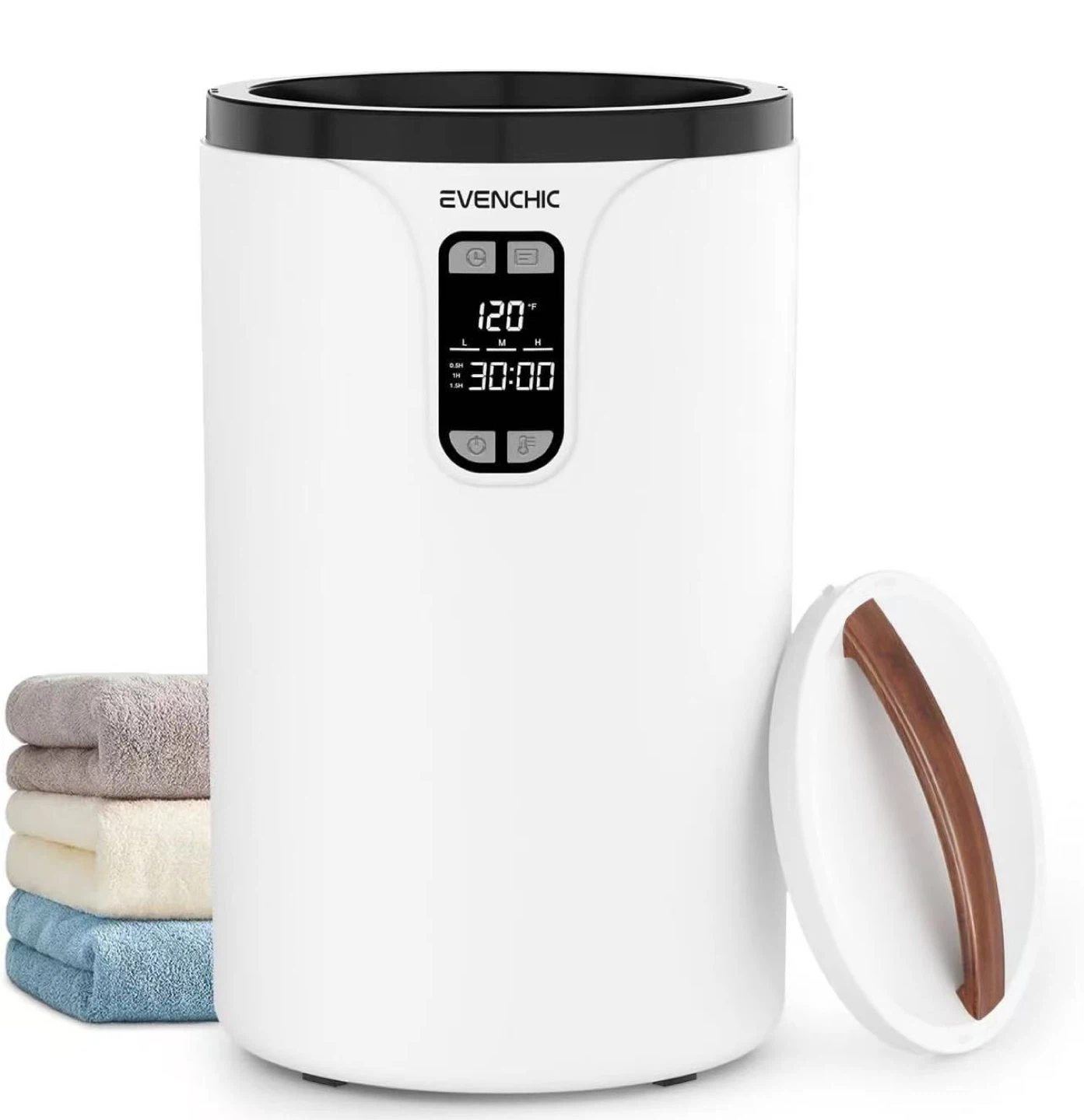 Towel Warmer Bucket - White